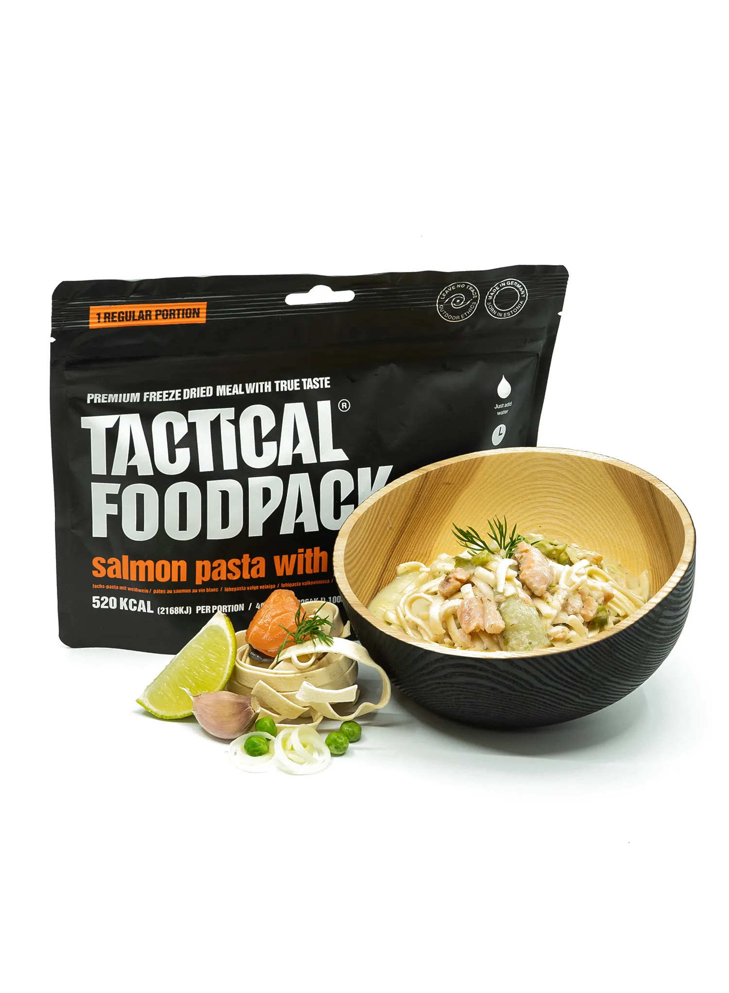 Сублімована Tactical Foodpack Паста з лосося з білим вином 385 g