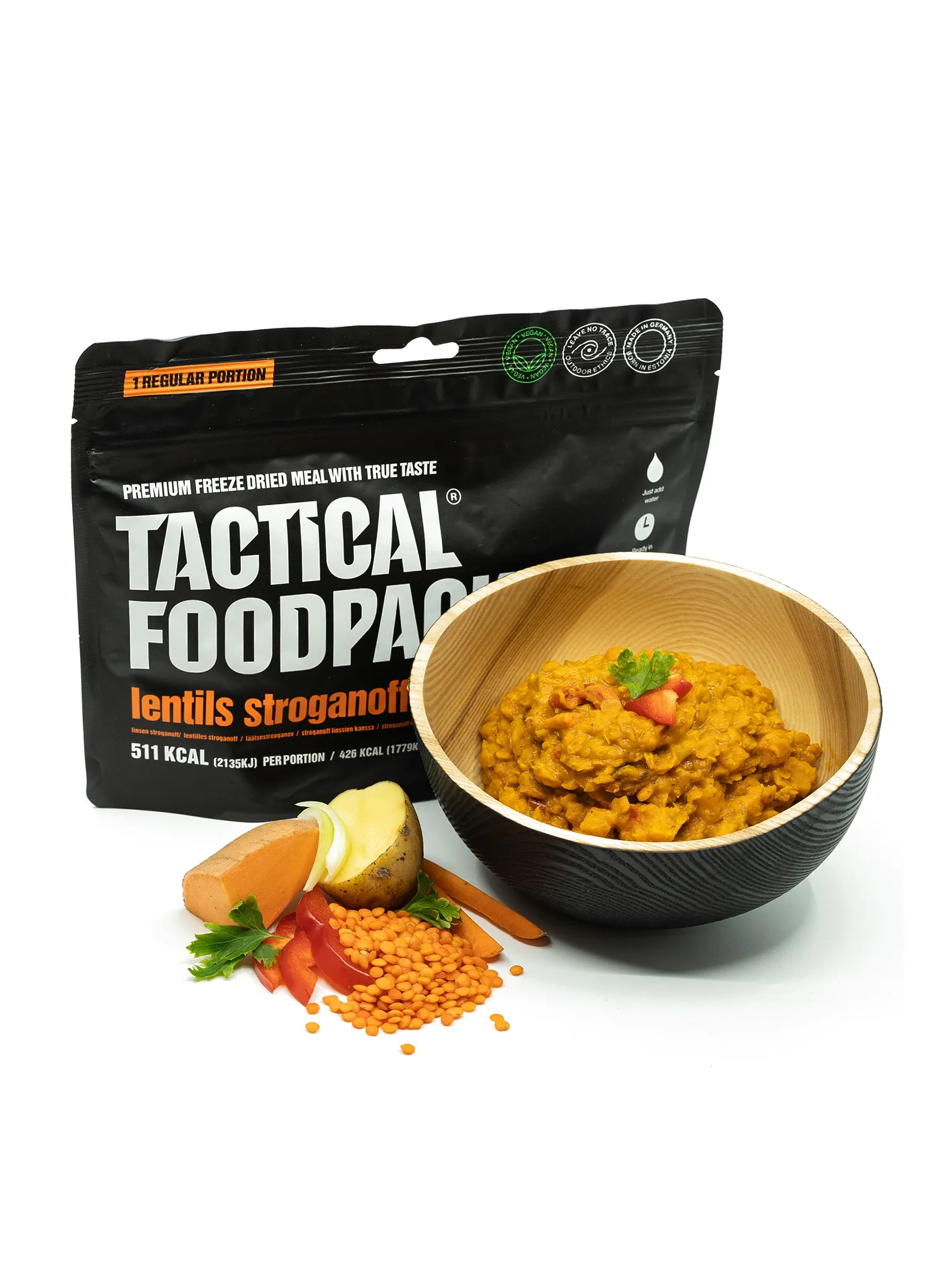 Сублімована Tactical Foodpack Сочевичний суп Строгонов 440 g