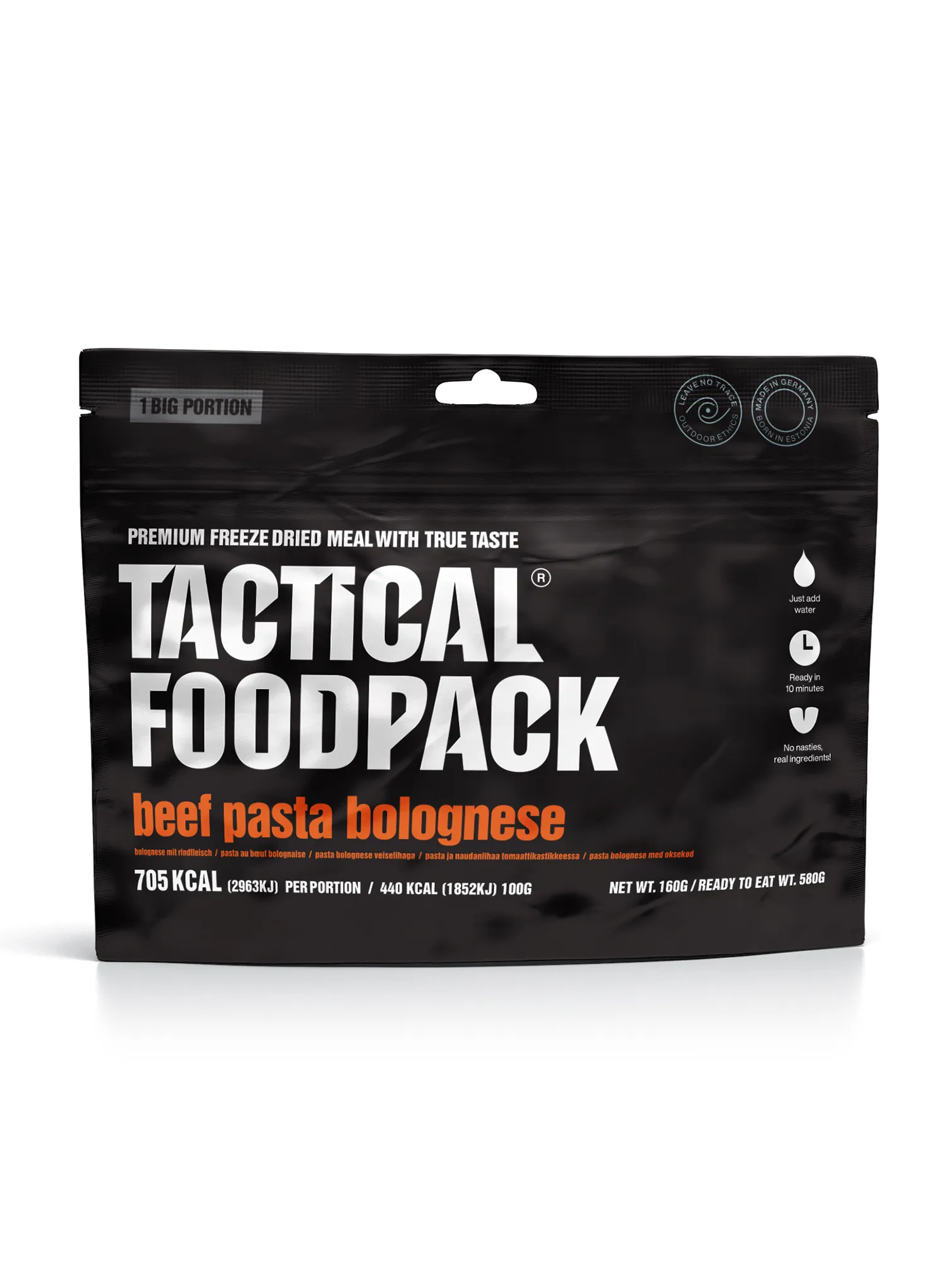 Сублімована Tactical Foodpack Спагеті болоньєзе з яловичиною 580 g