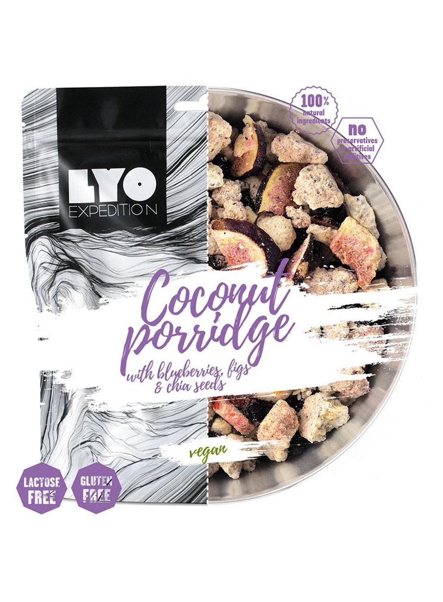 Сублімована їжа LYOFOOD Coconut oatmeal with berries, figs and chia seeds 300 g