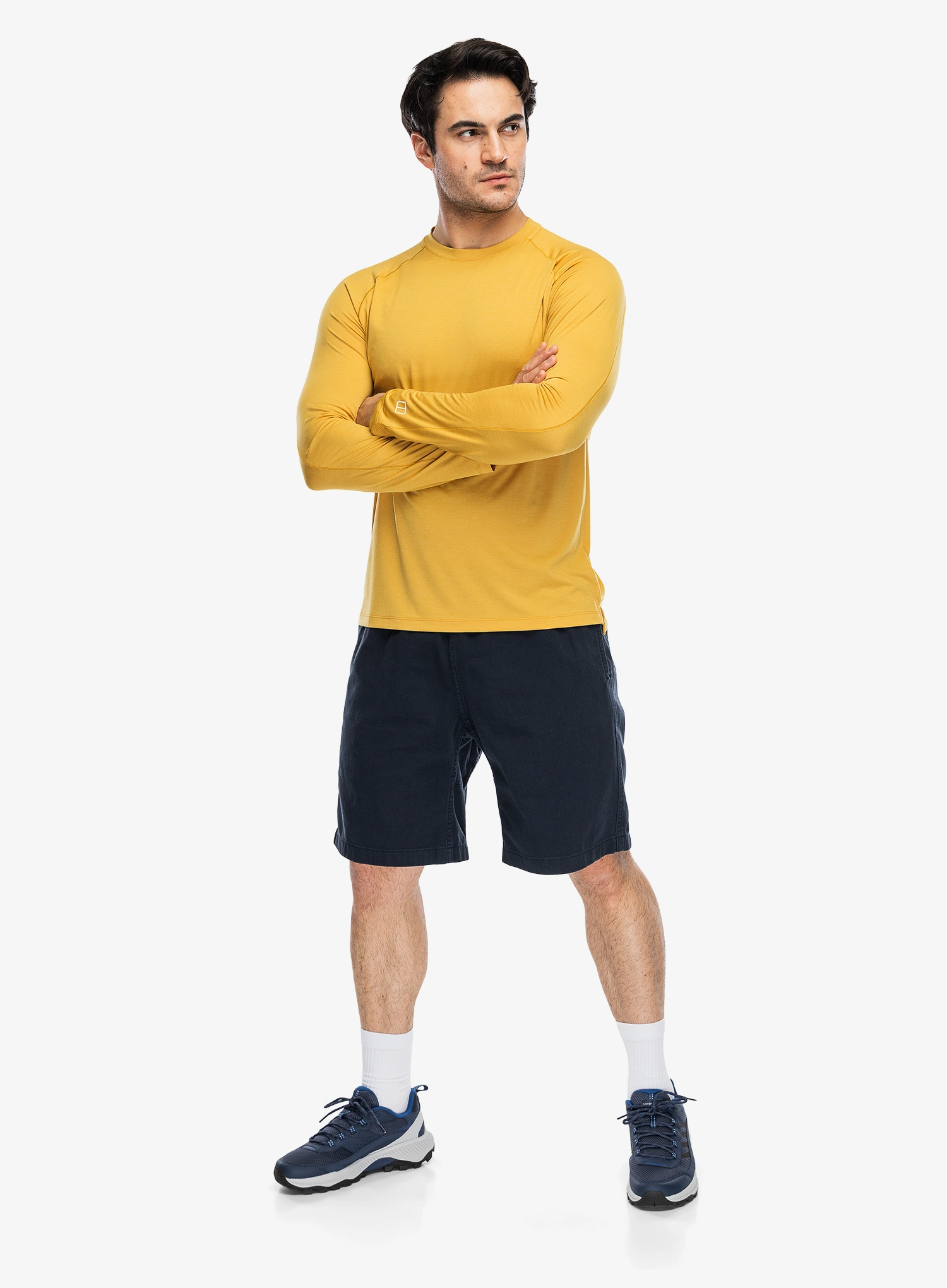 Лонгслів Berghaus Ivyhill Light Ls Tech Tee Am - spiced mustard