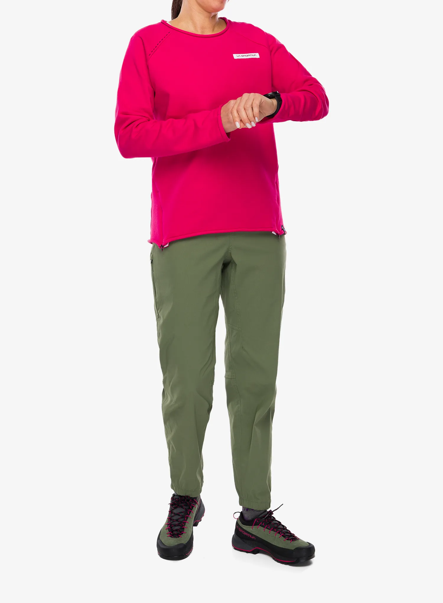 Лонгслів жіночий La Sportiva Tufa Sweater - azalea