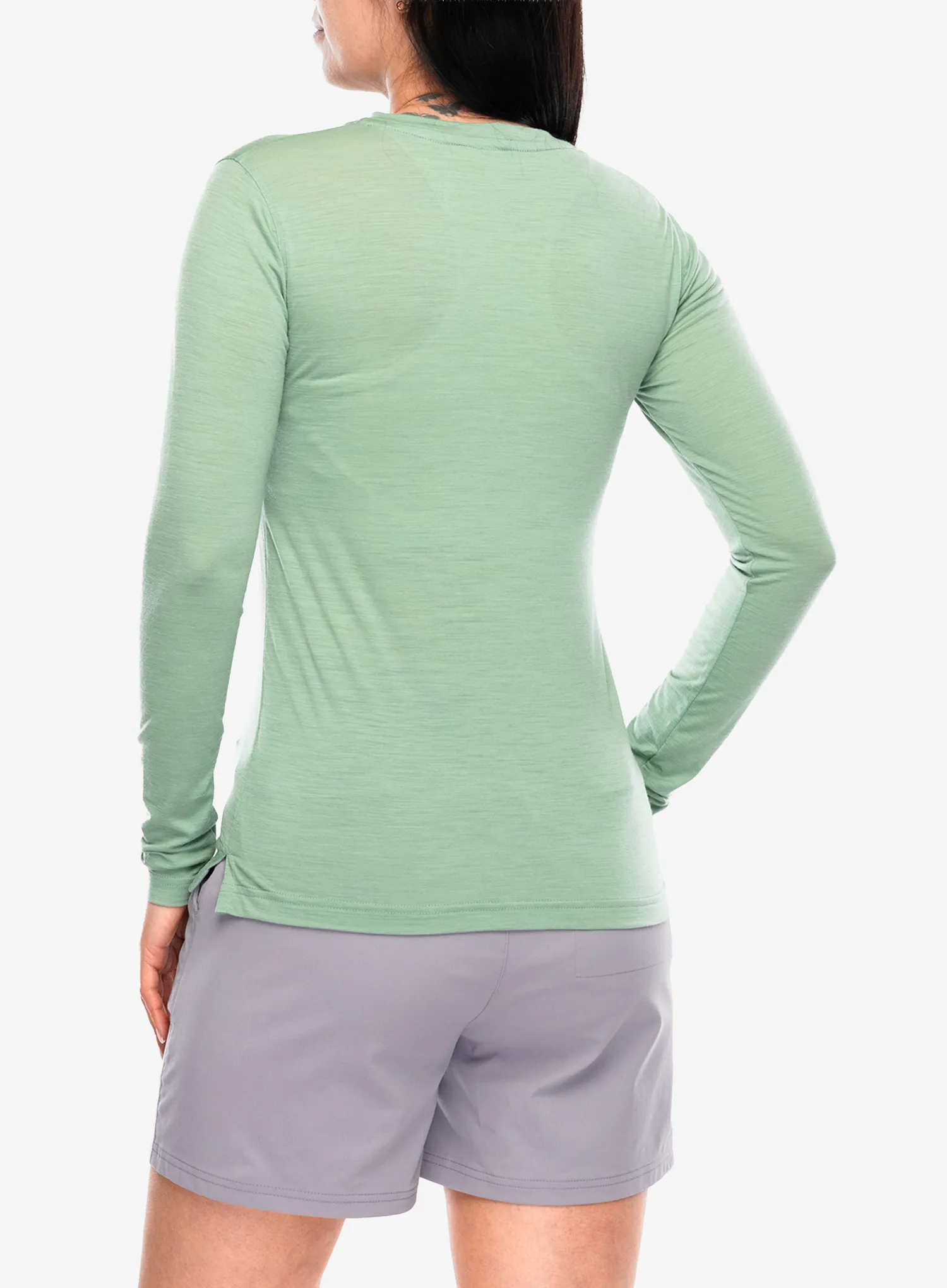 Лонгслів жіночий Sensor Merino Air Say Yes Tee LS - basil green
