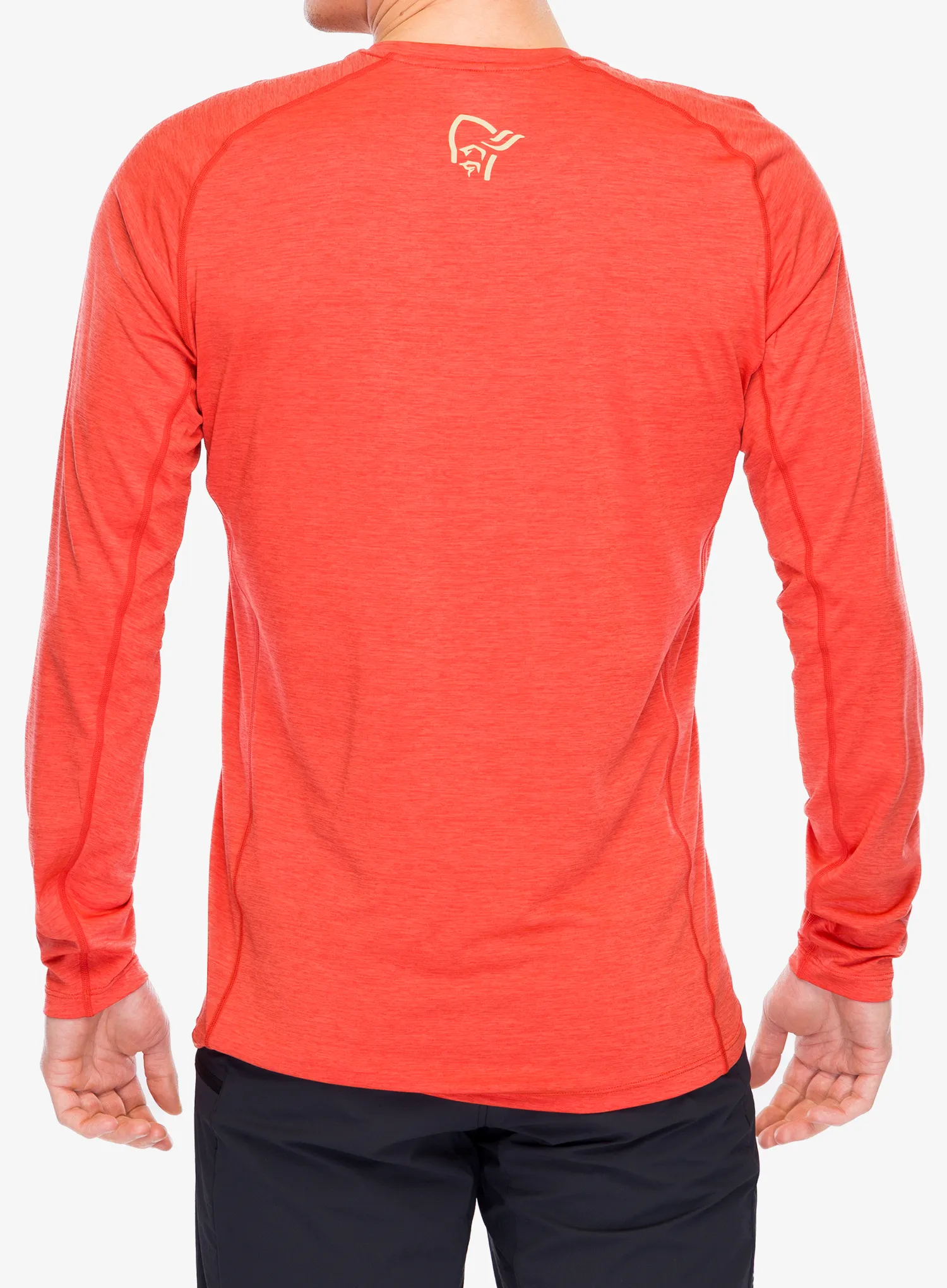 Лонгслів Norrona Fjora Equaliser Lightweight Long Sleeve - paprika red