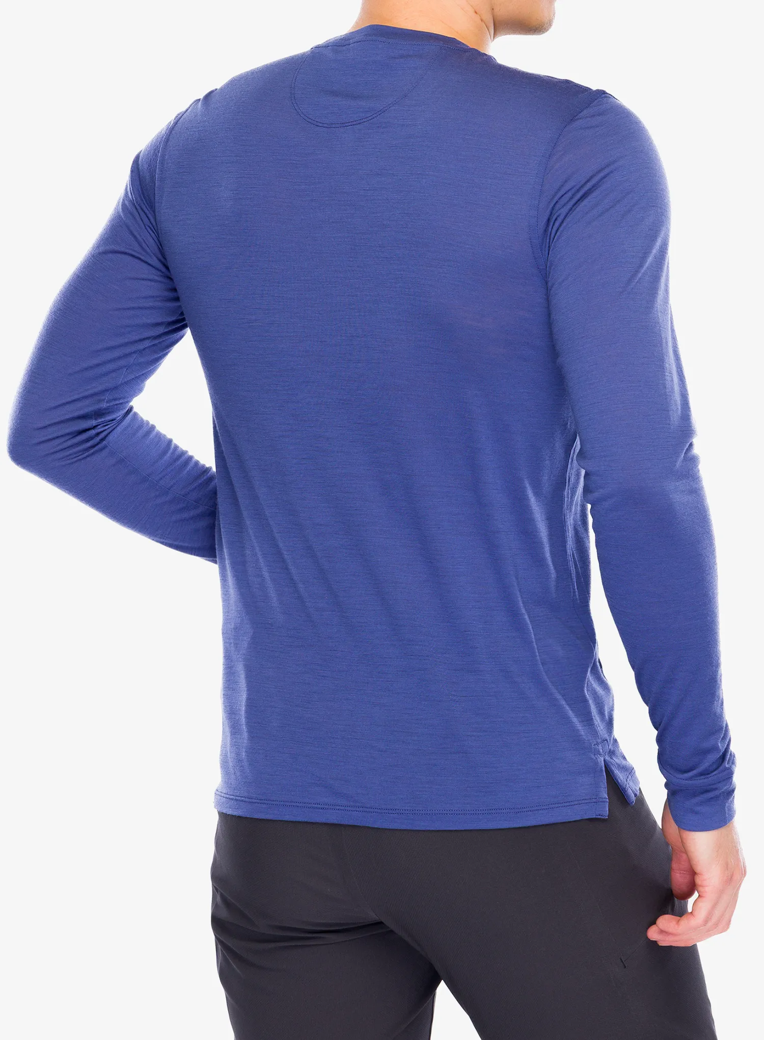 Лонгслів Patagonia L/S Cap Cool Merino Graphic Shirt - strata stripe/solstice purple