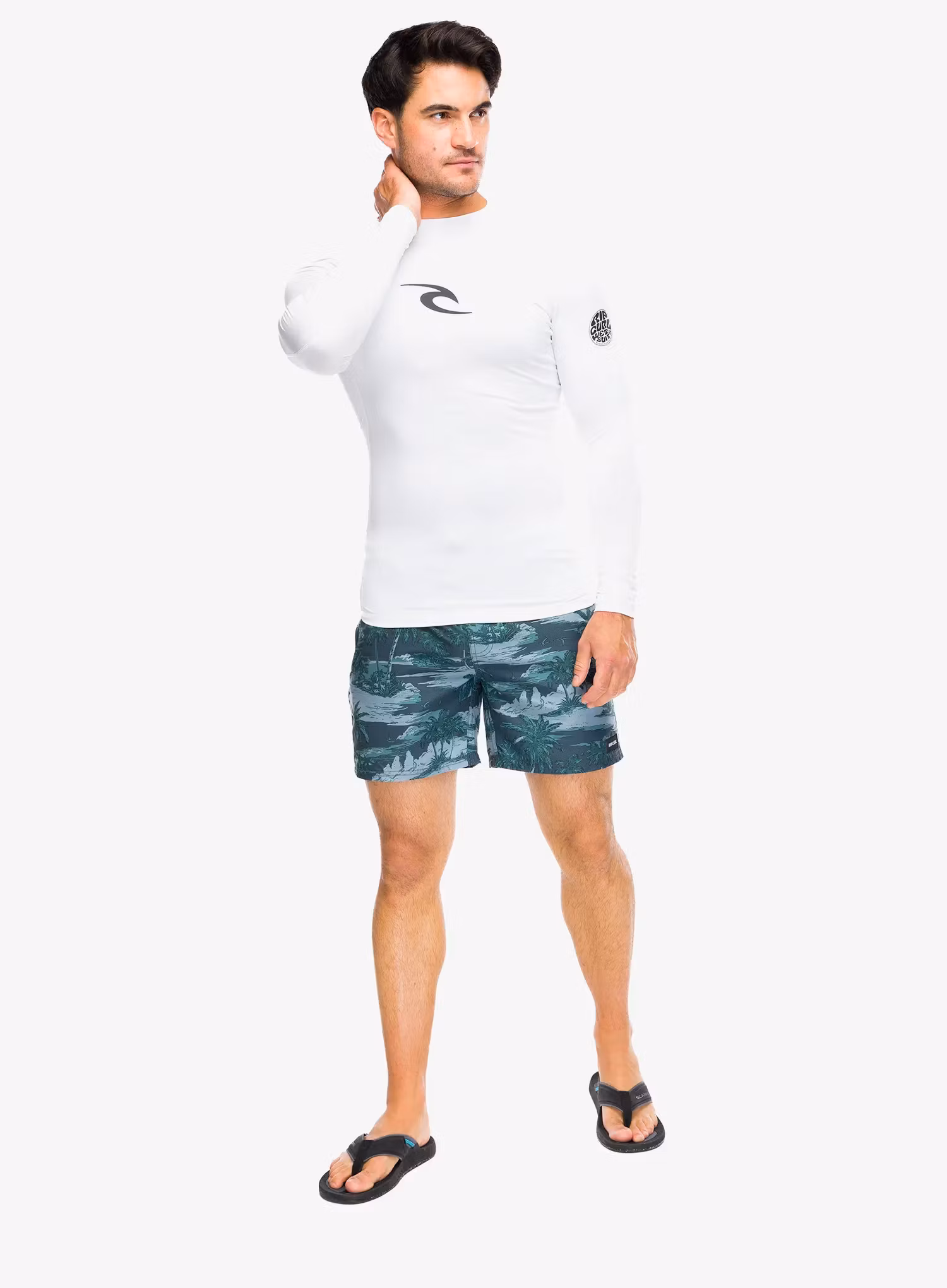 Лонгслів Rip Curl Lycra Waves Upf Perf L/S - white