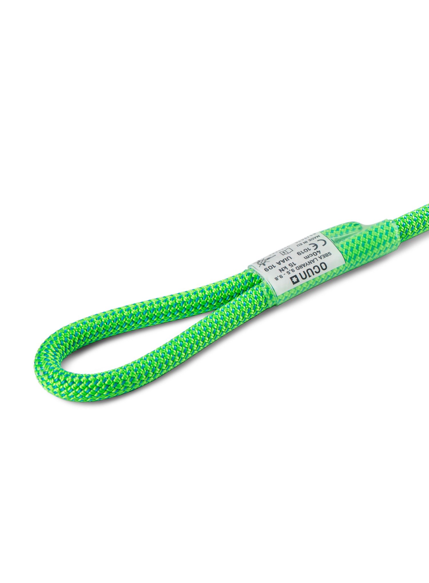 З'єднувальний ремінець Ocun Sbea Lanyard 9,8 mm 40 cm - green/icemint