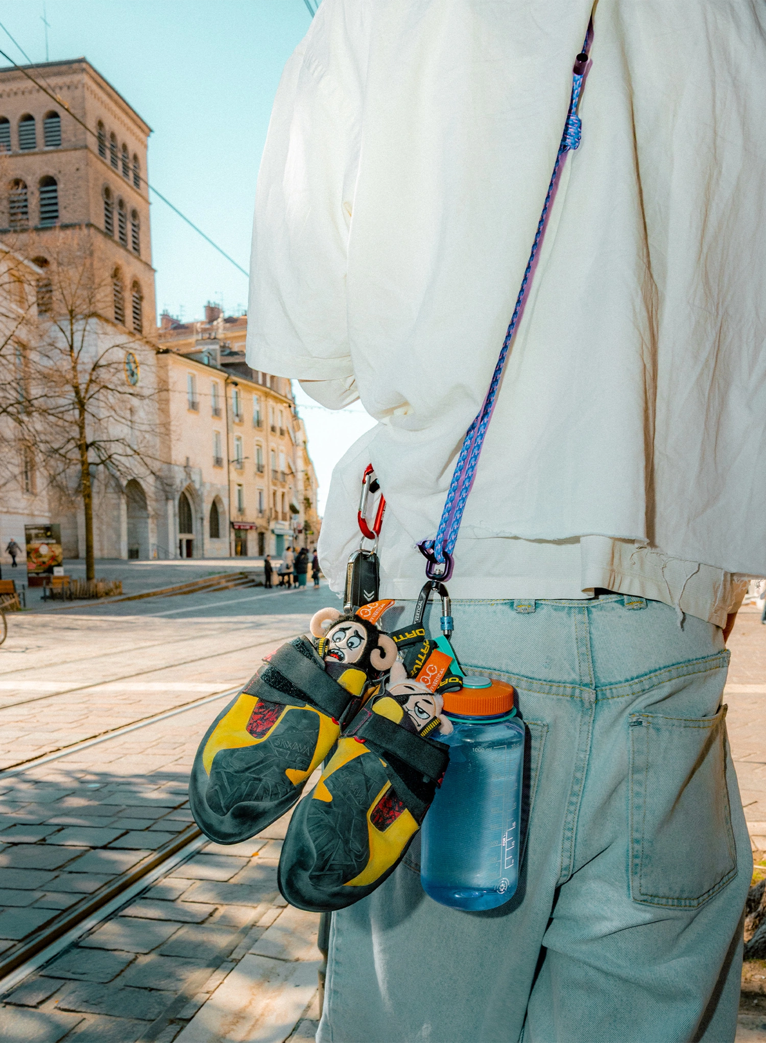 Шнурок для телефону Y&Y Vertical Vertical Leash - blue