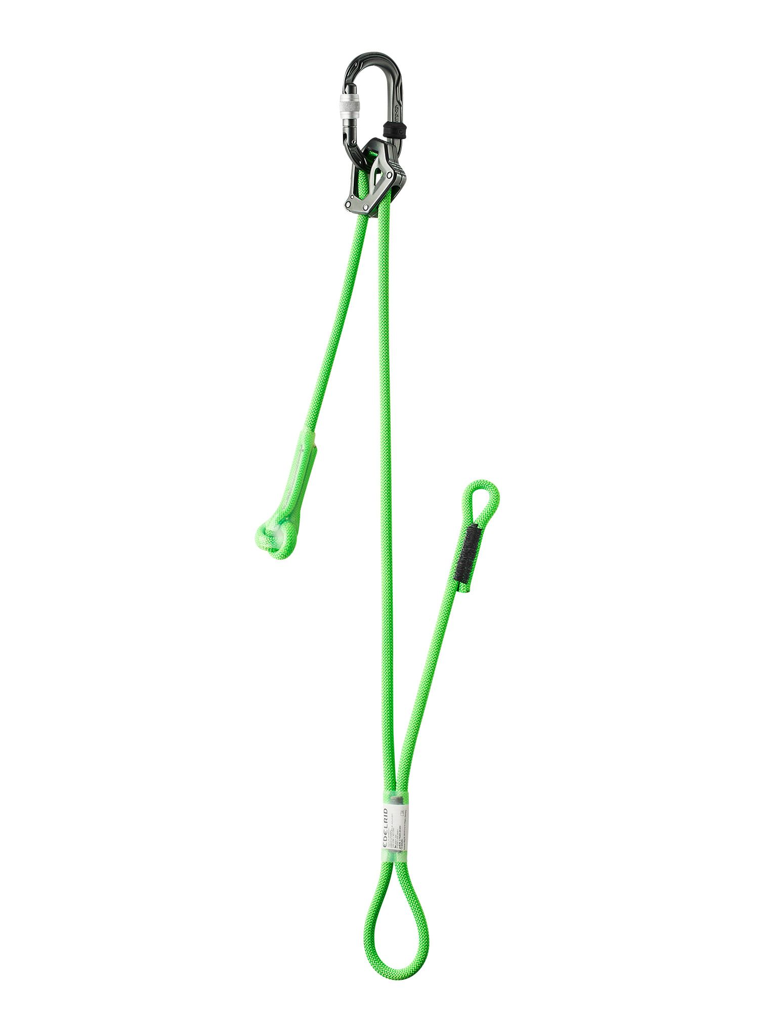 З'єднувальний ремінець Edelrid Switch Double Adjust 100 cm - neon green