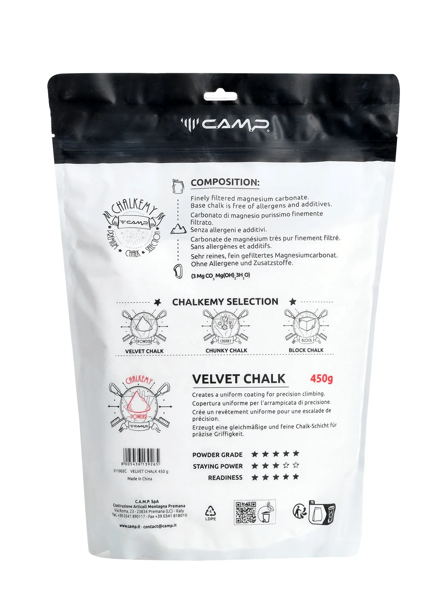 Магнезія Camp Velvet Chalk 450 g