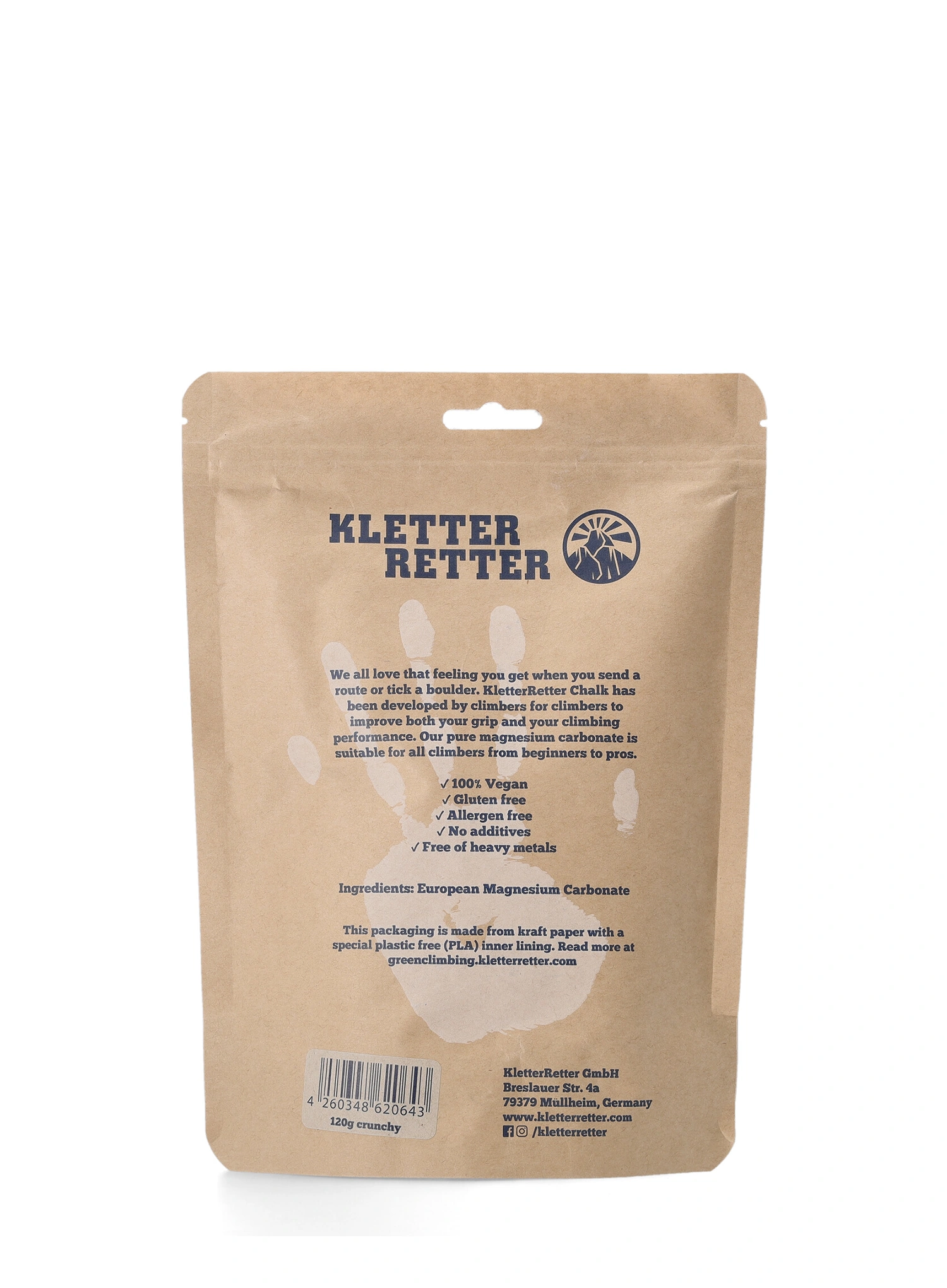 Магнезія Kletter Retter Crunchy Chalk 120 g