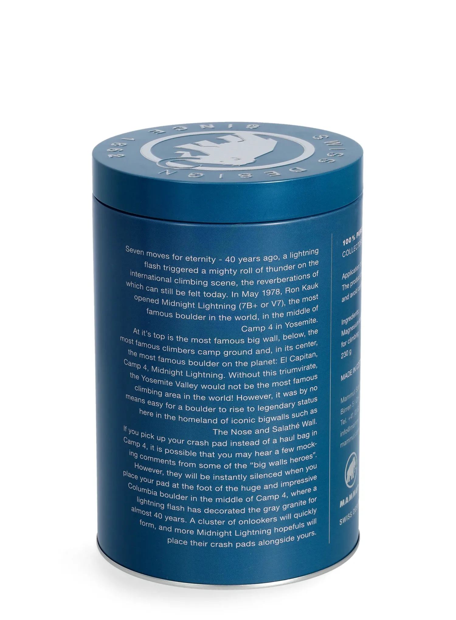 Магнезія Mammut Pure Chalk Collectors Box 230 g - midnight lightning