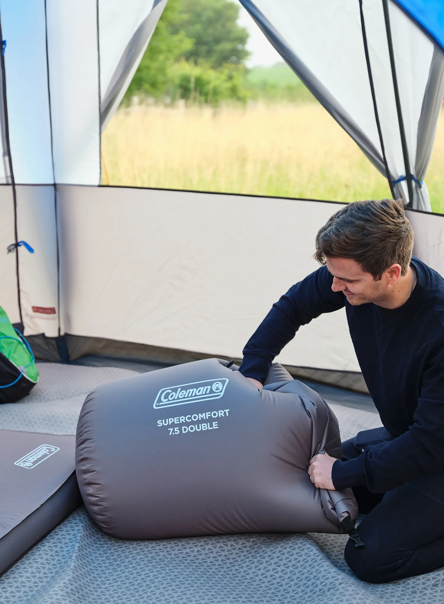 Килимок самонадувний Coleman Supercomfort 7.5 Double 