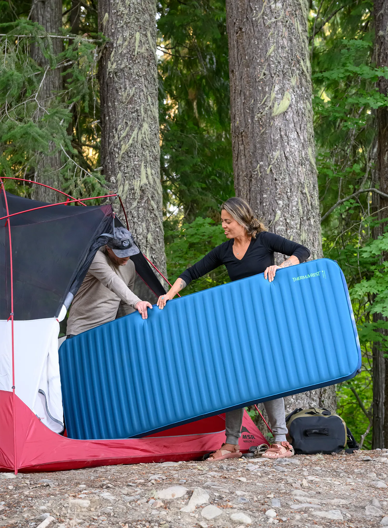 Килимок самонадувний Therm a Rest MondoKing 3D L - marine blue