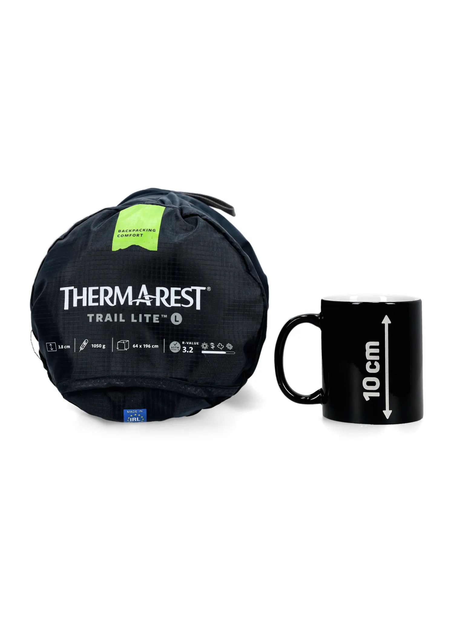 Килимок самонадувний Therm a Rest Trail Lite L - trooper grey