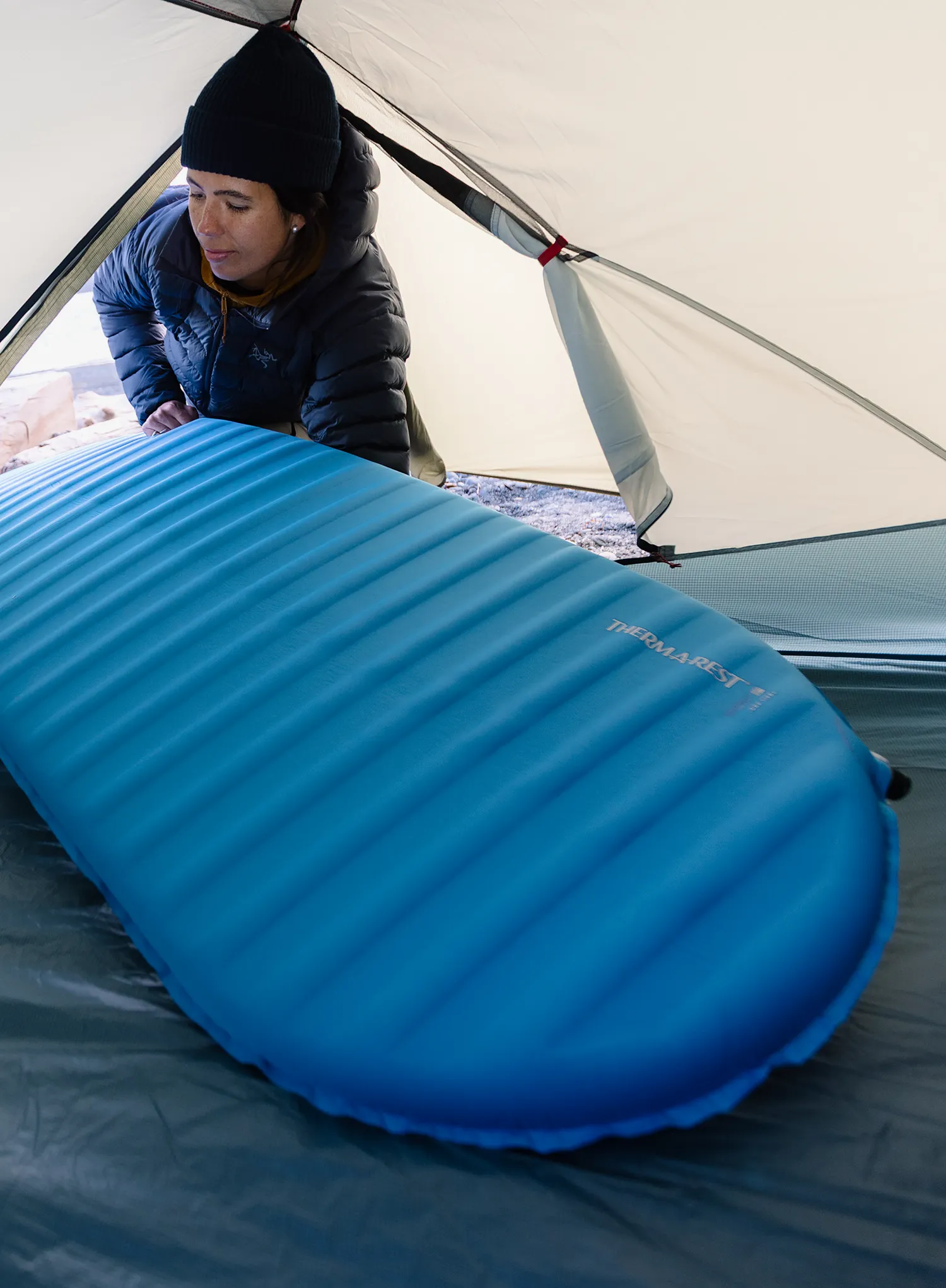 Килимок самонадувний Therm a Rest Trail Pro R - tide