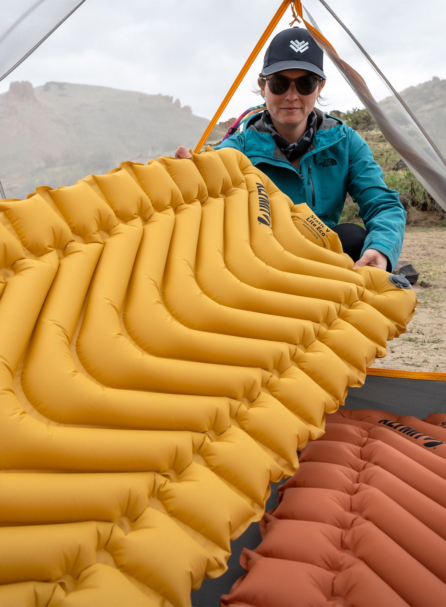 Килимок туристичний Klymit Static V Lite ECO Sleeping Pad - gold
