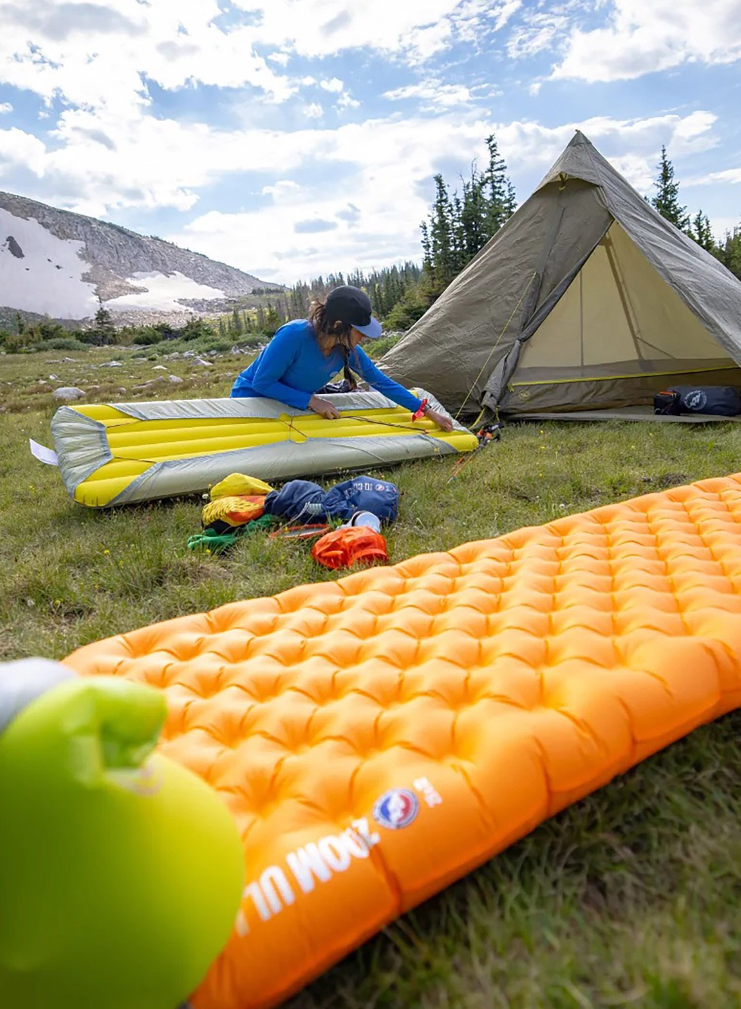Матрац надувний Big Agnes Zoom Ul Insulated Wide Reg - amber glow