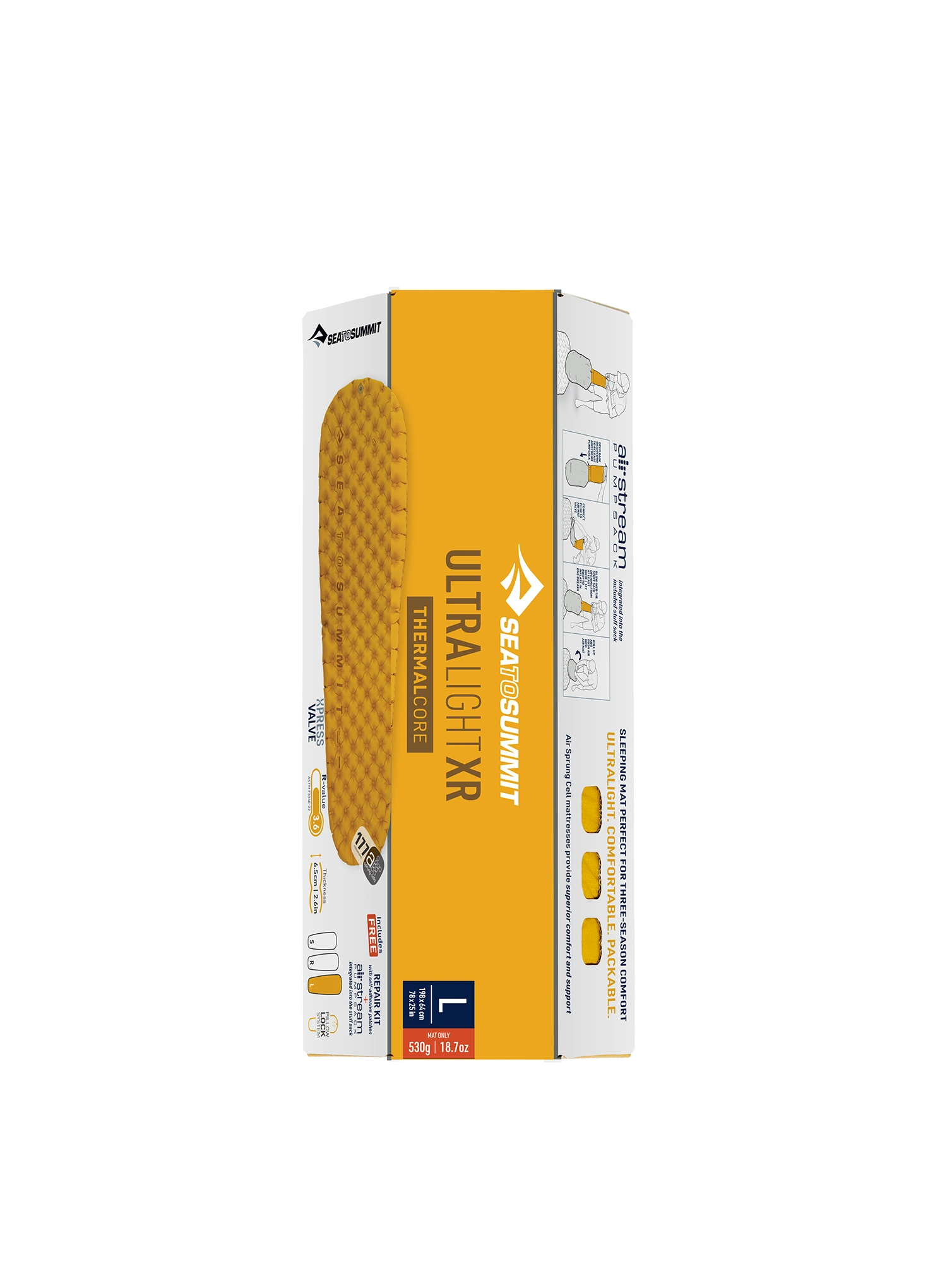 Матрац надувний Sea to Summit Ultralight XR Insulated Mat L - arrowwood