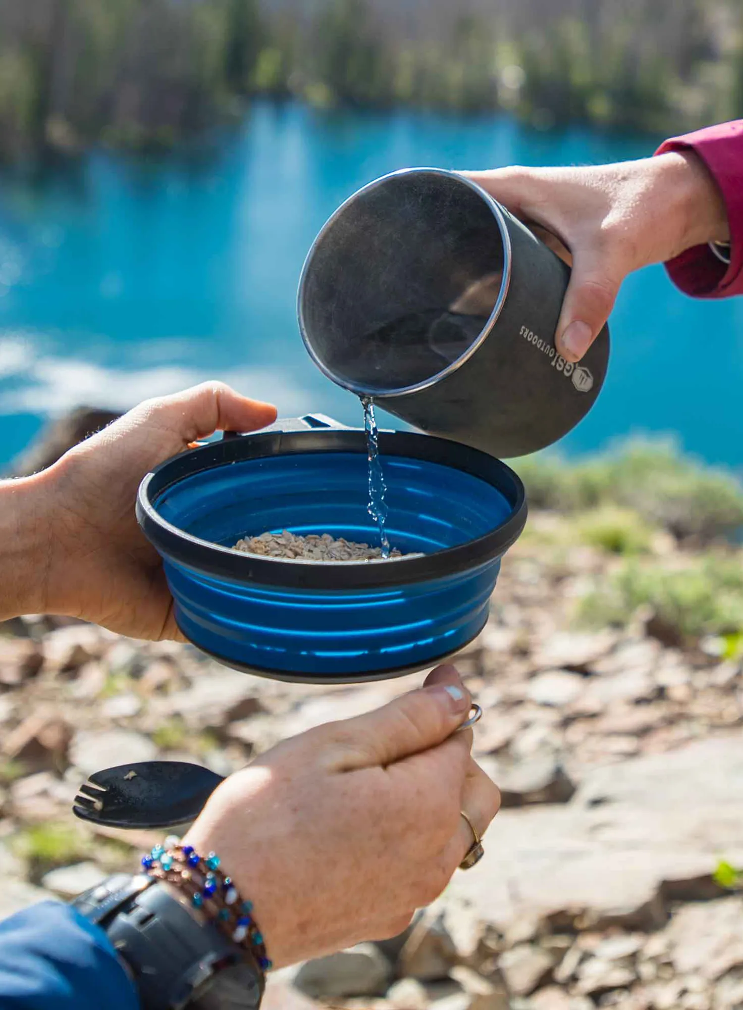 Миска туристична GSI Outdoors Escape Bowl - blue