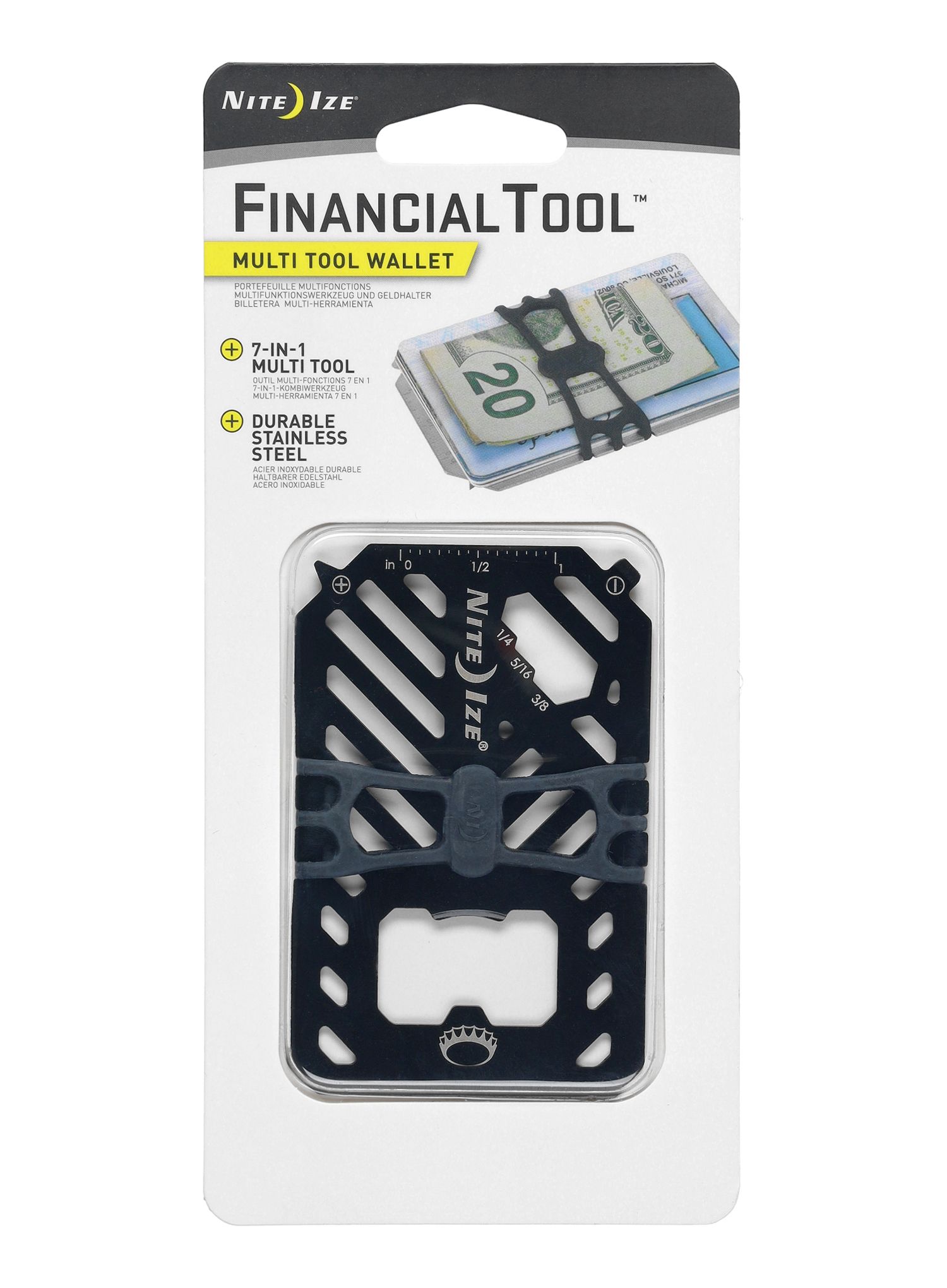 Мультитул Nite Ize FinancialTool Multi Tool Wallet - black