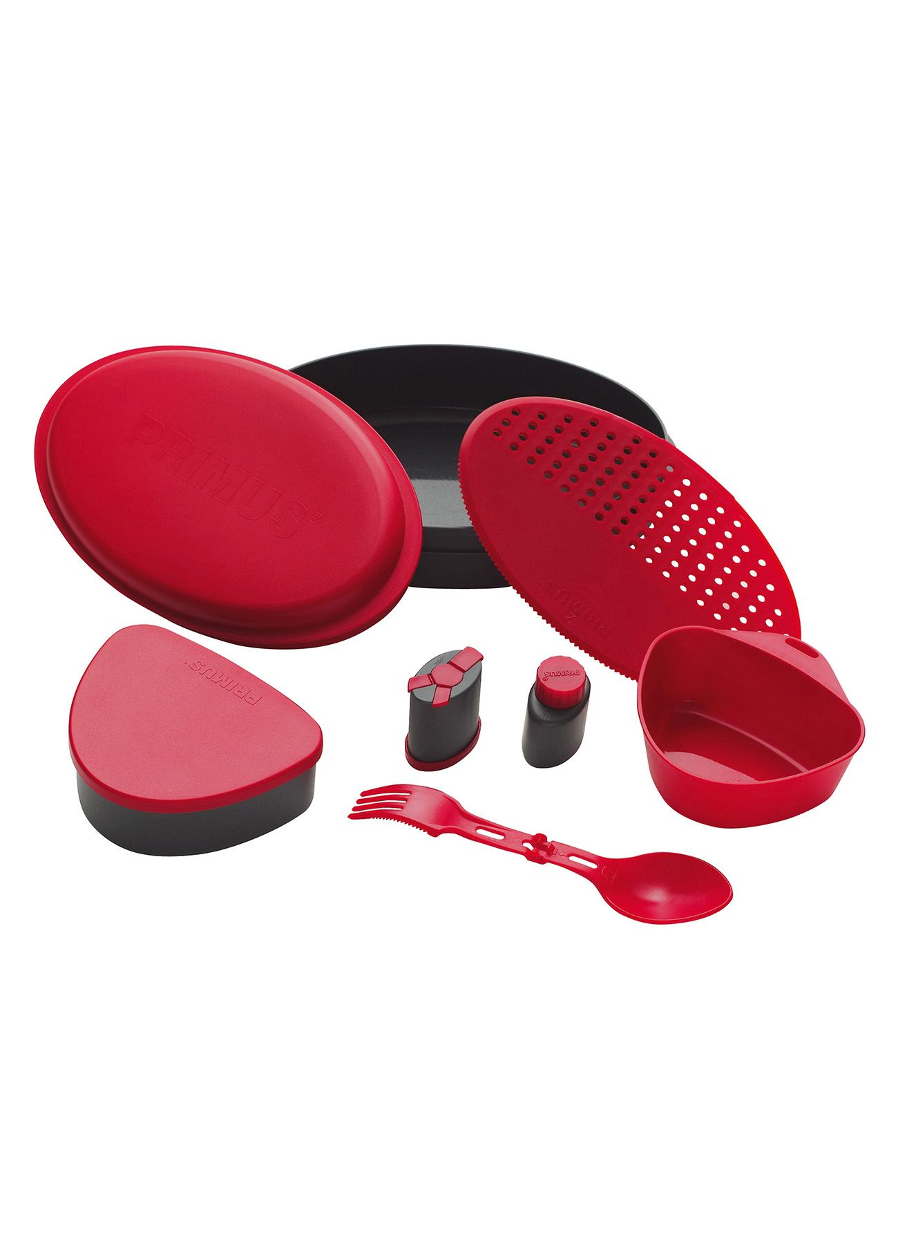 Посуд туристичний Primus Meal Set - graphite/red