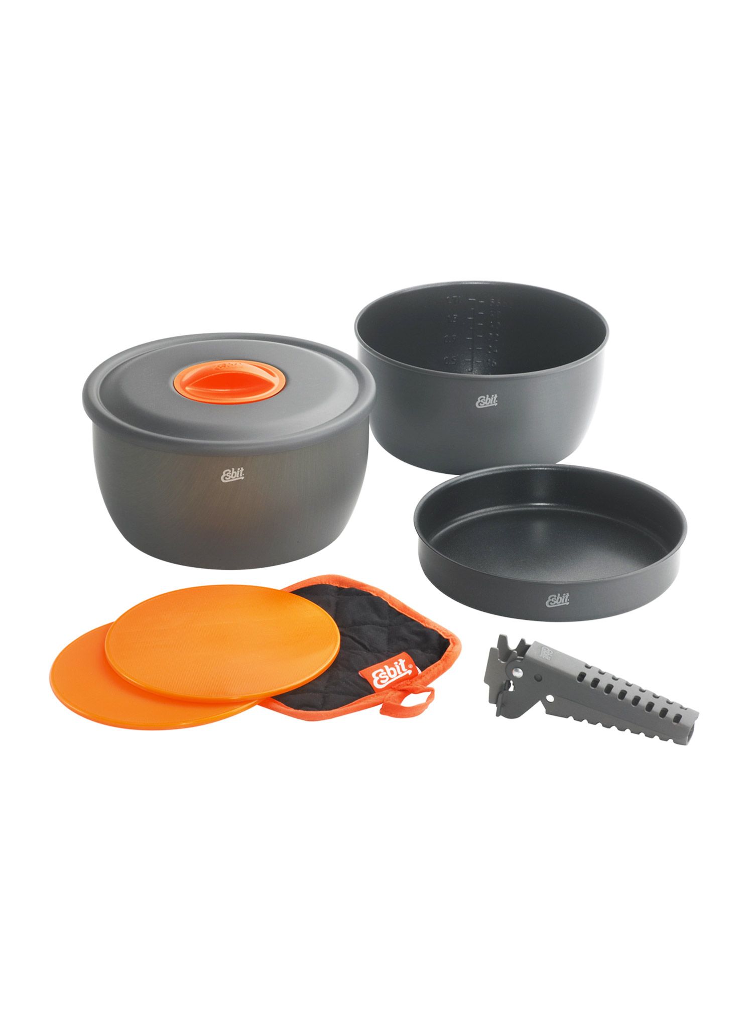 Посуд туристичний Esbit Aluminium Cookware 3 Non-Stick