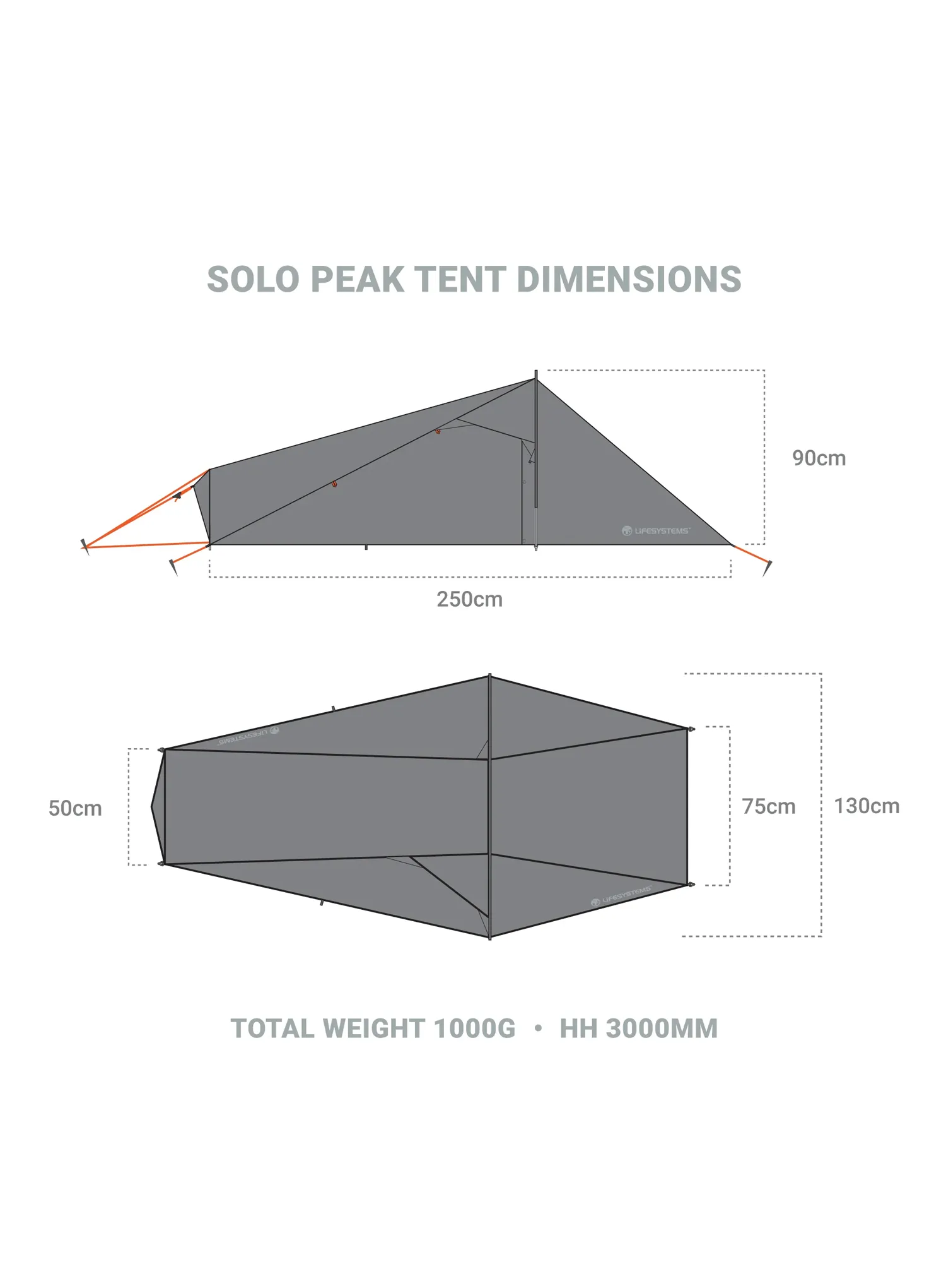 Намет 1-місний Lifesystems Solo Peak Tent