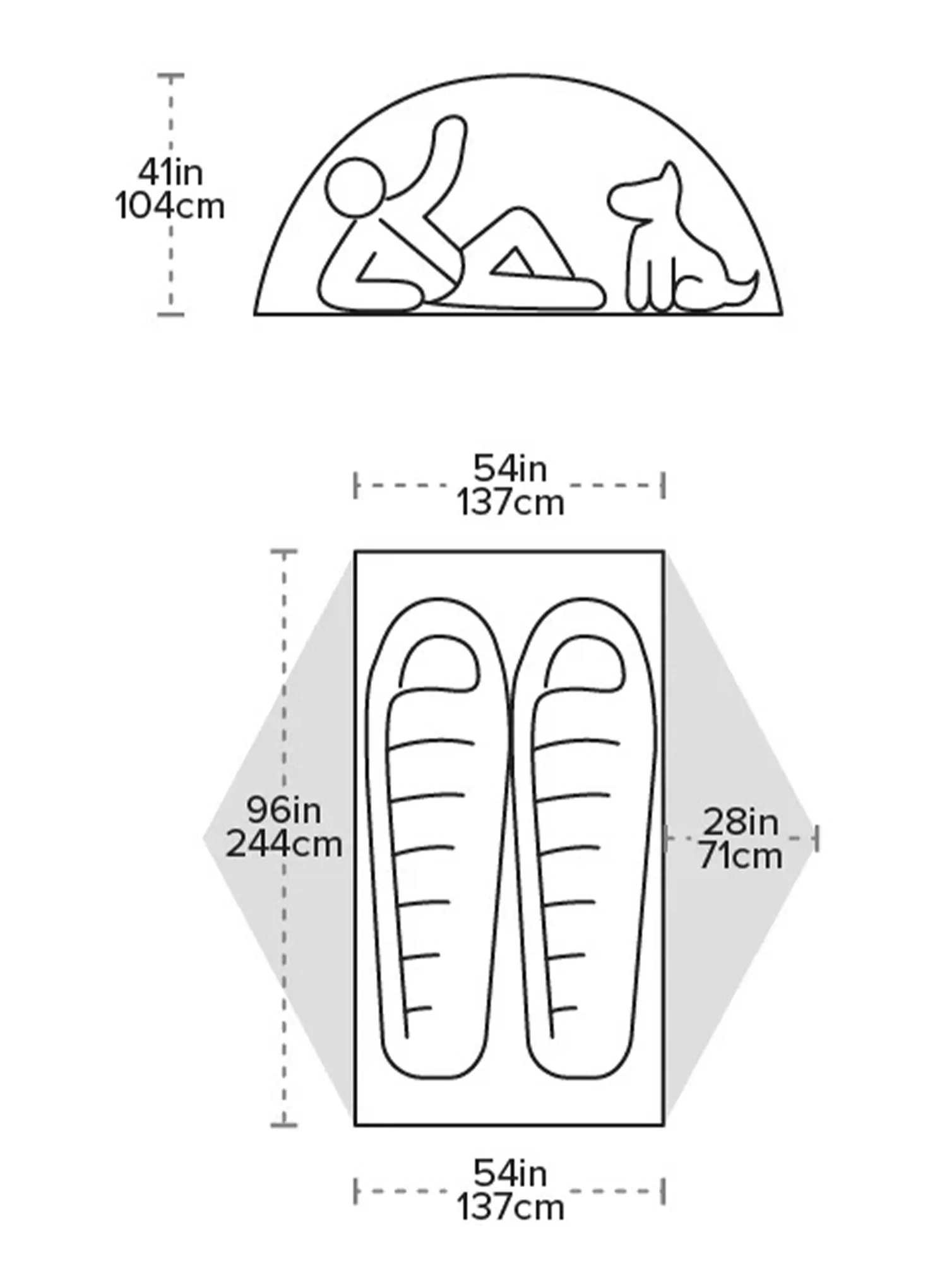 Намет 2-місний Big Agnes Copper Spur UL2 XL - tangelo/mercury