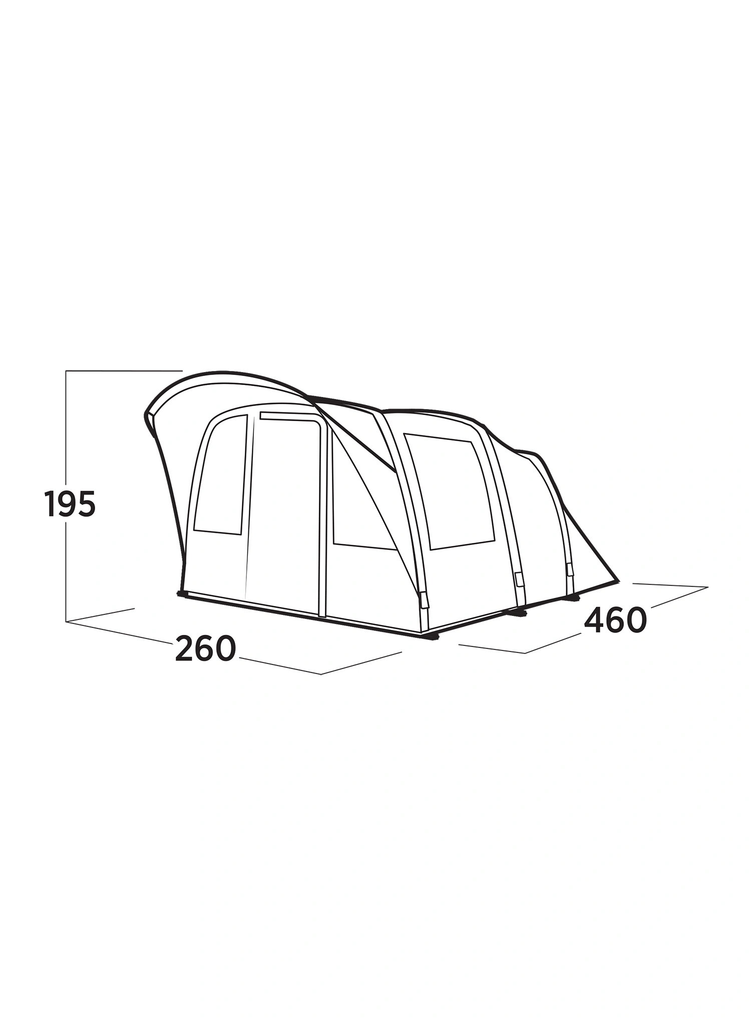 Намет 4-місний Easy Camp Senja 4 Air
