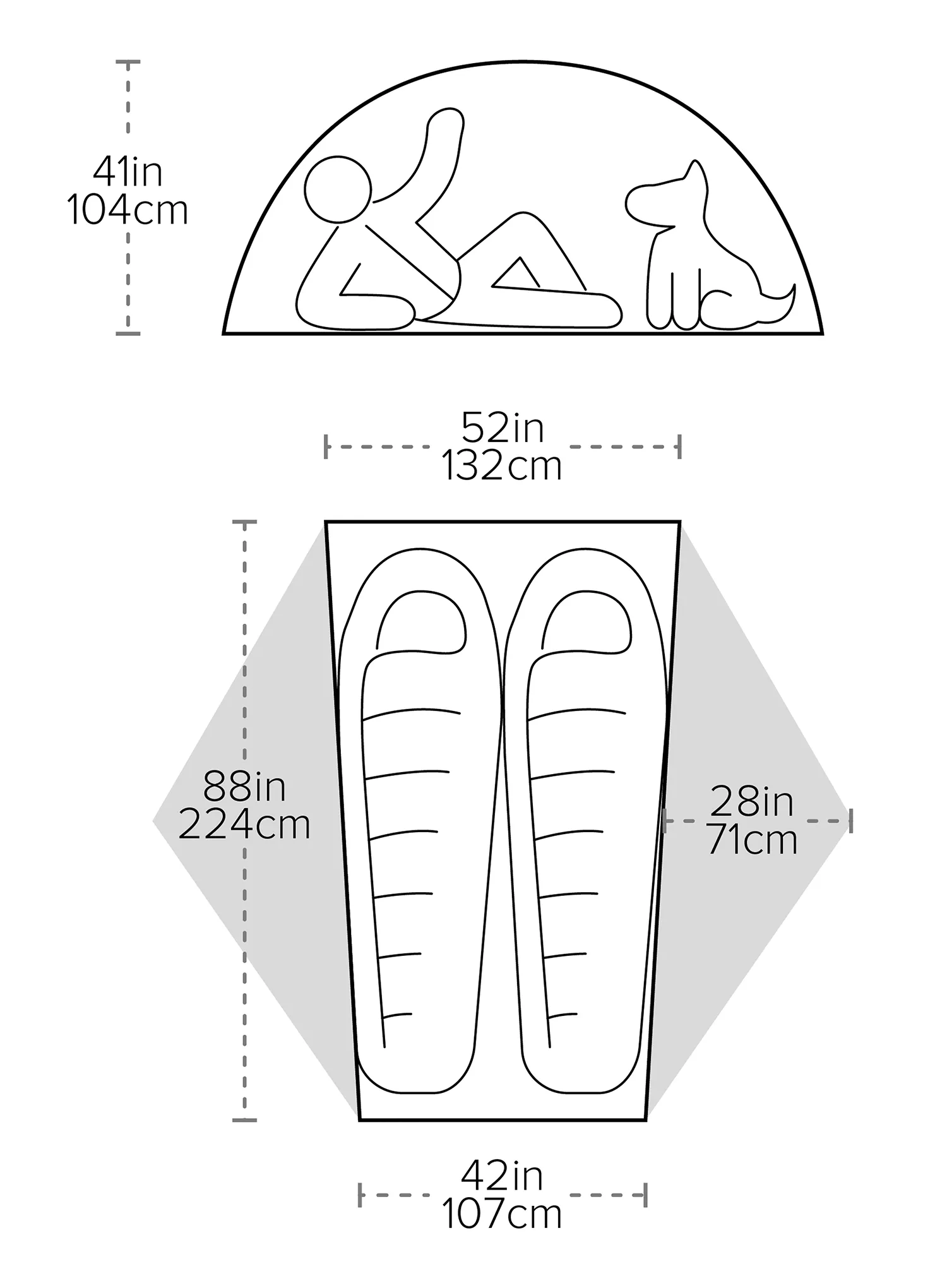Намет 2-місний Big Agnes Copper Spur UL2 - lichen green