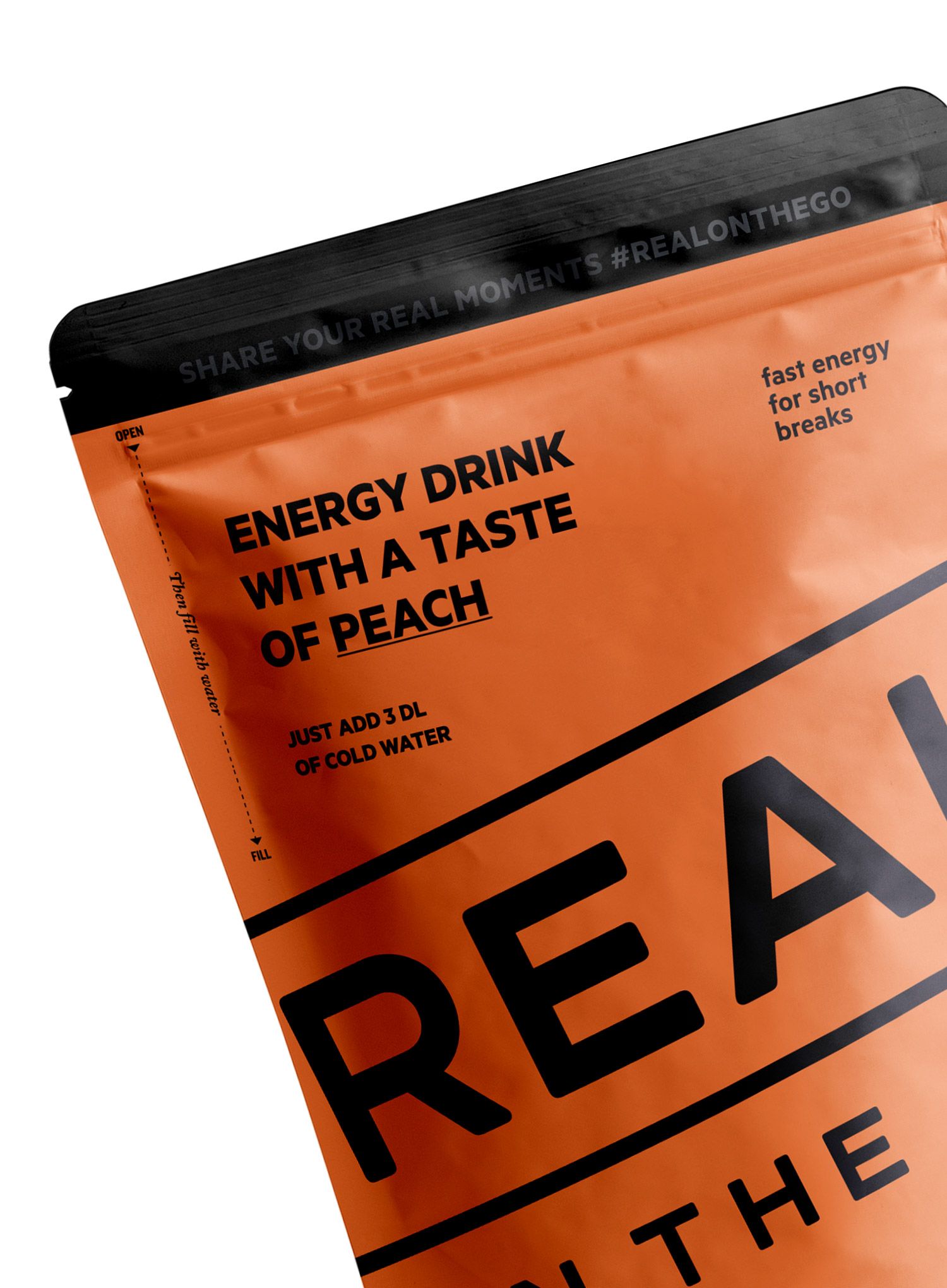 Енергетичні напої Real Turmat Energy drink Taste of Peach 330 ml