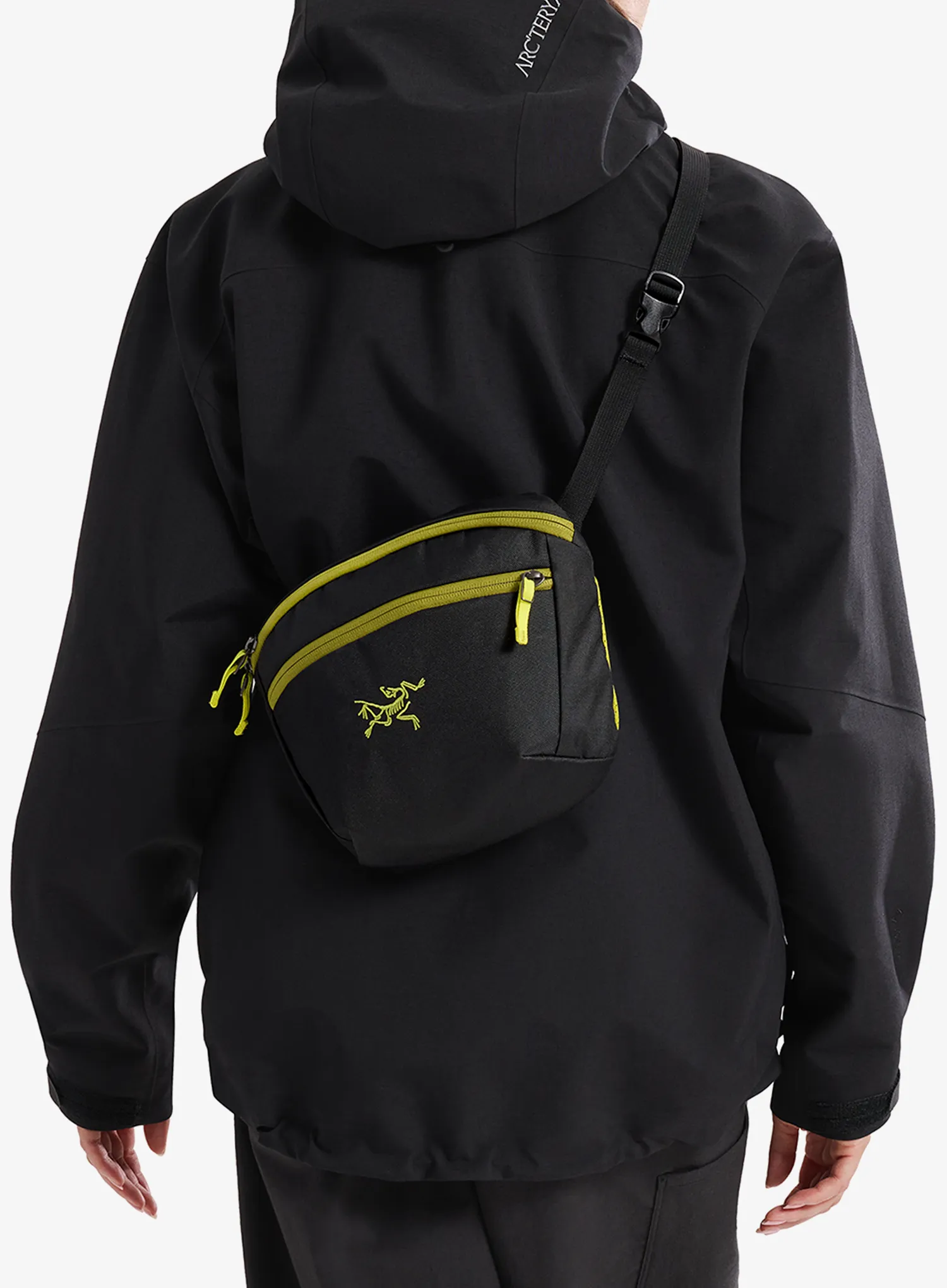 Сумка поясна Arcteryx Mantis 2 Waist Pack - black/olive moss