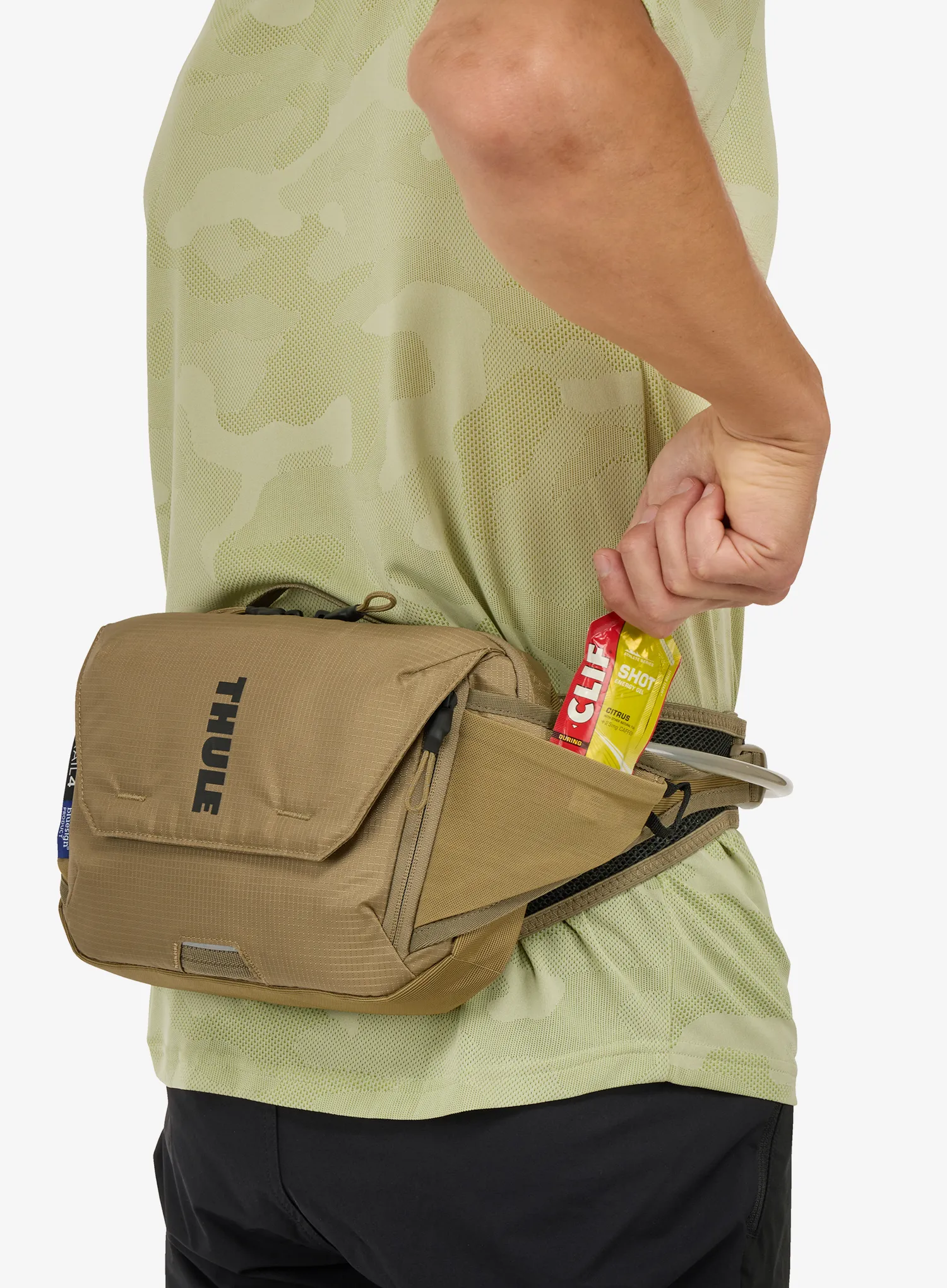 Сумка поясна на велосипед Thule Rail Hydra Hip Pack 4L - faded khaki