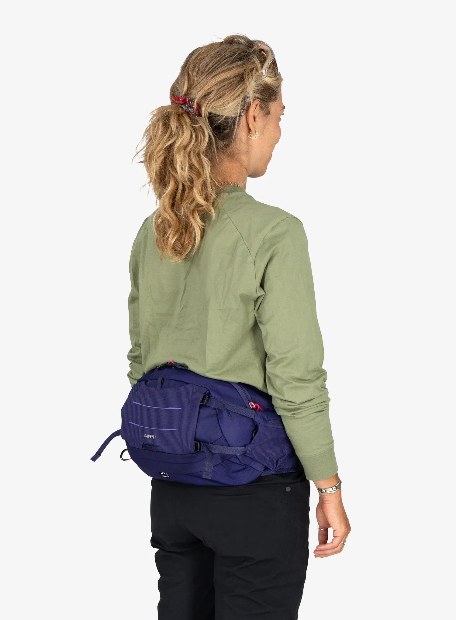 Сумка поясна велосипедна Osprey Raven 4 - deep fig