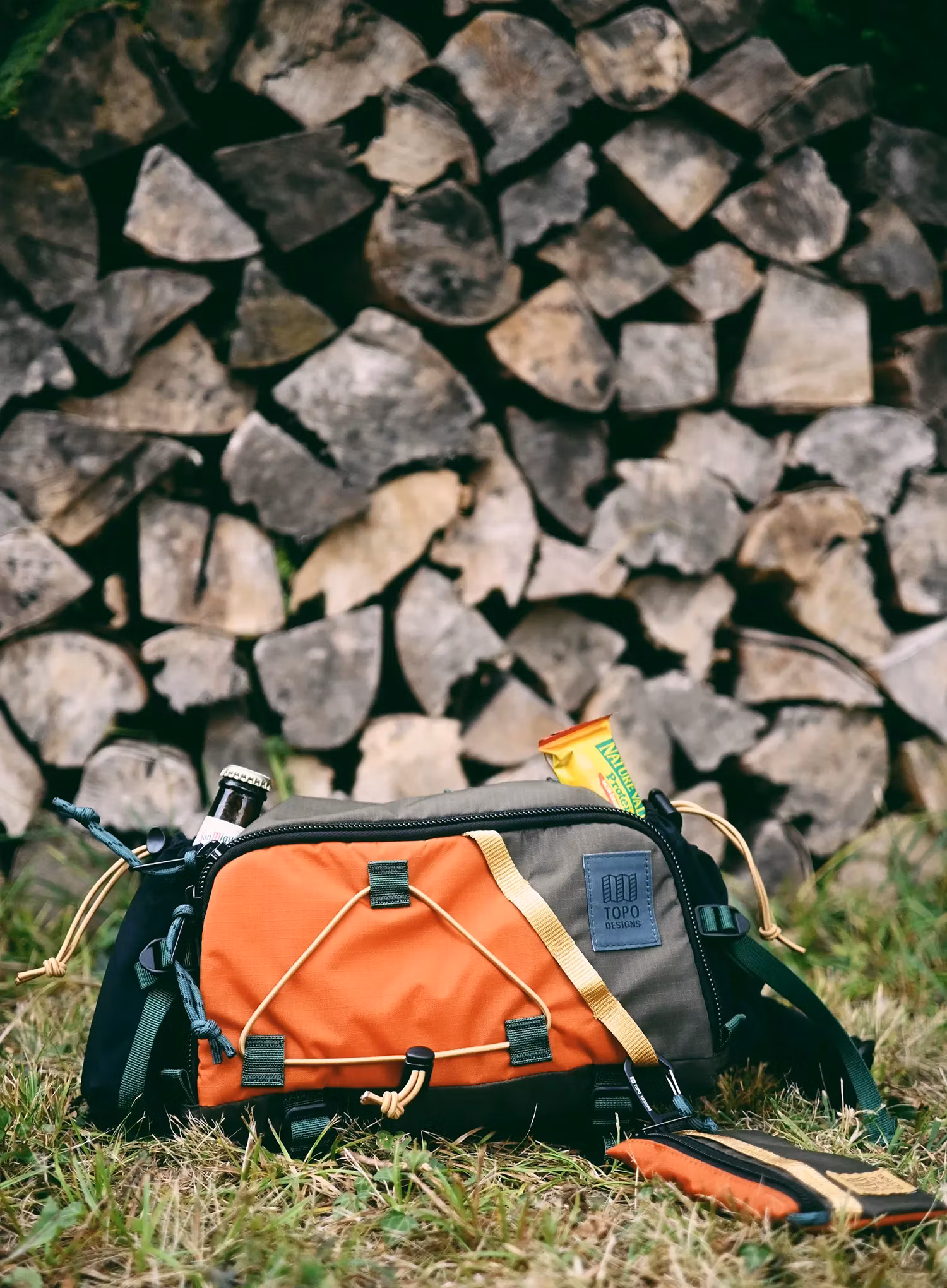 Сумка поясна Topo Designs Mountain Hydro Hip Pack - woodland/terracotta