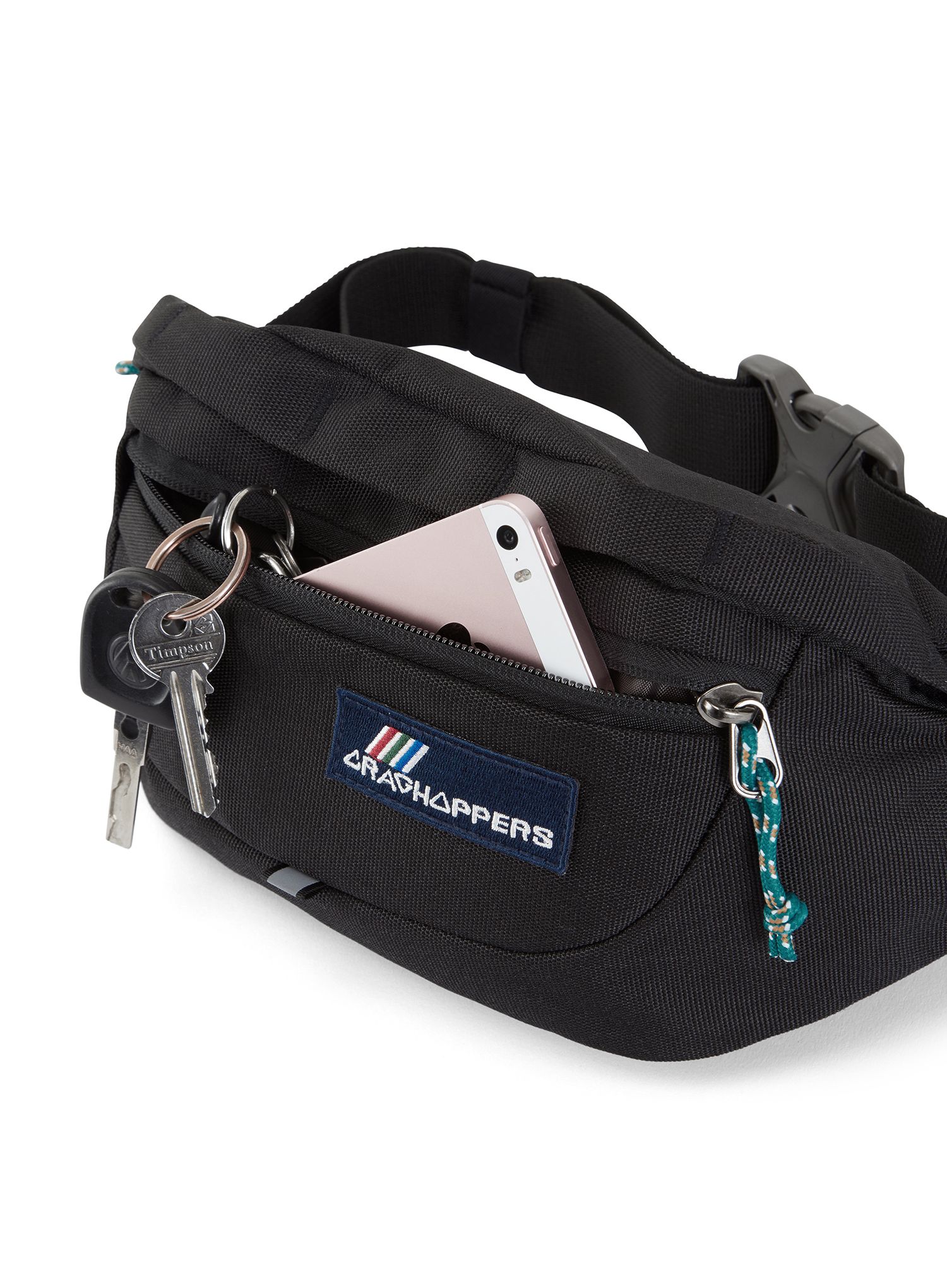 Сумка поясна Craghoppers 1.5L Kiwi Classic Bum Bag - black
