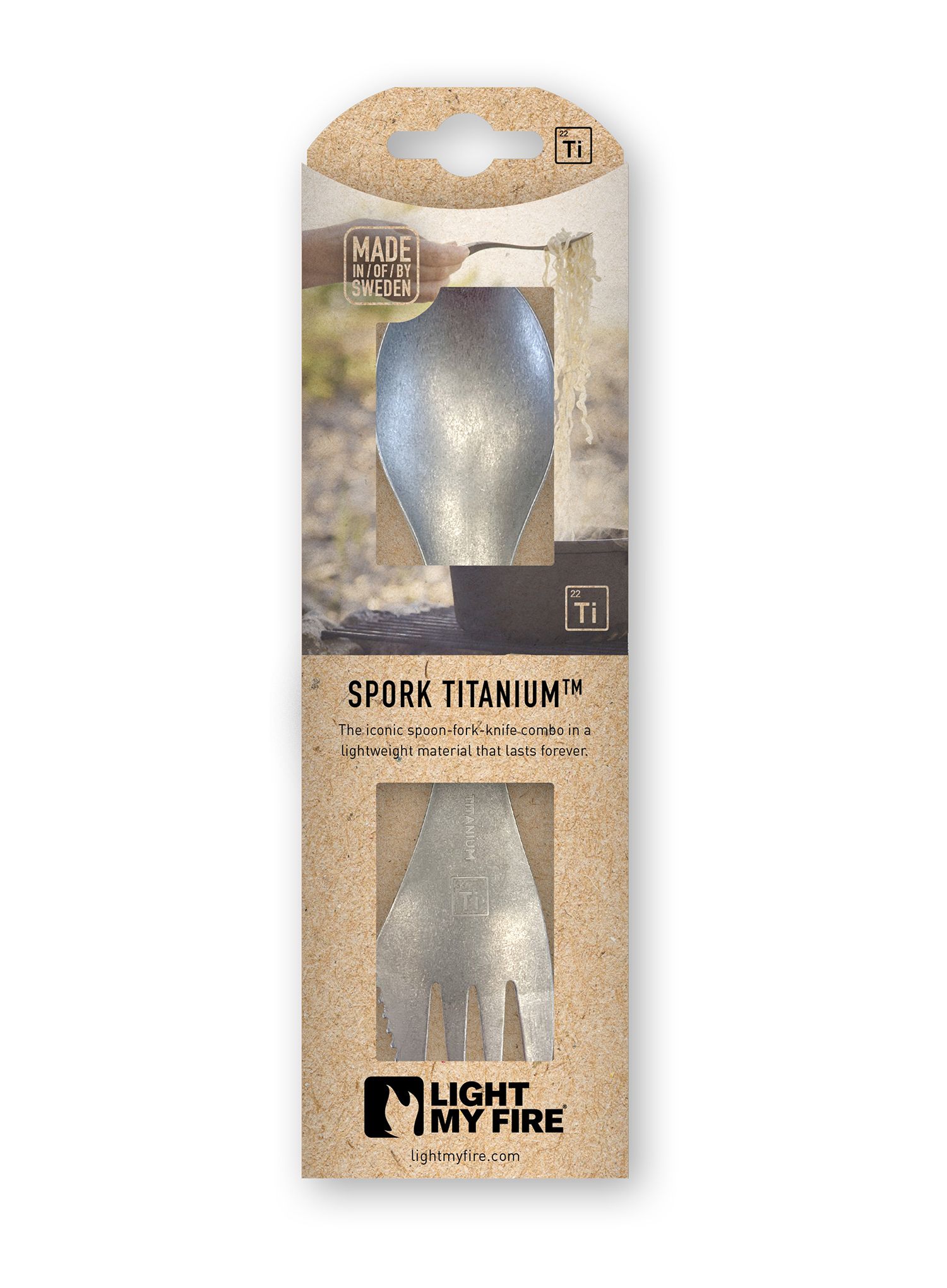 Ложка-виделка Light My Fire Spork Original Titanium