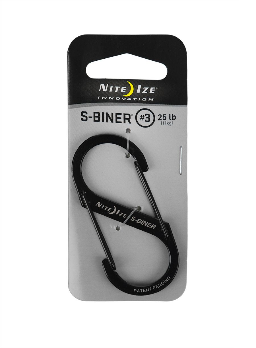 Карабінчик Nite Ize S-Biner 3 - black