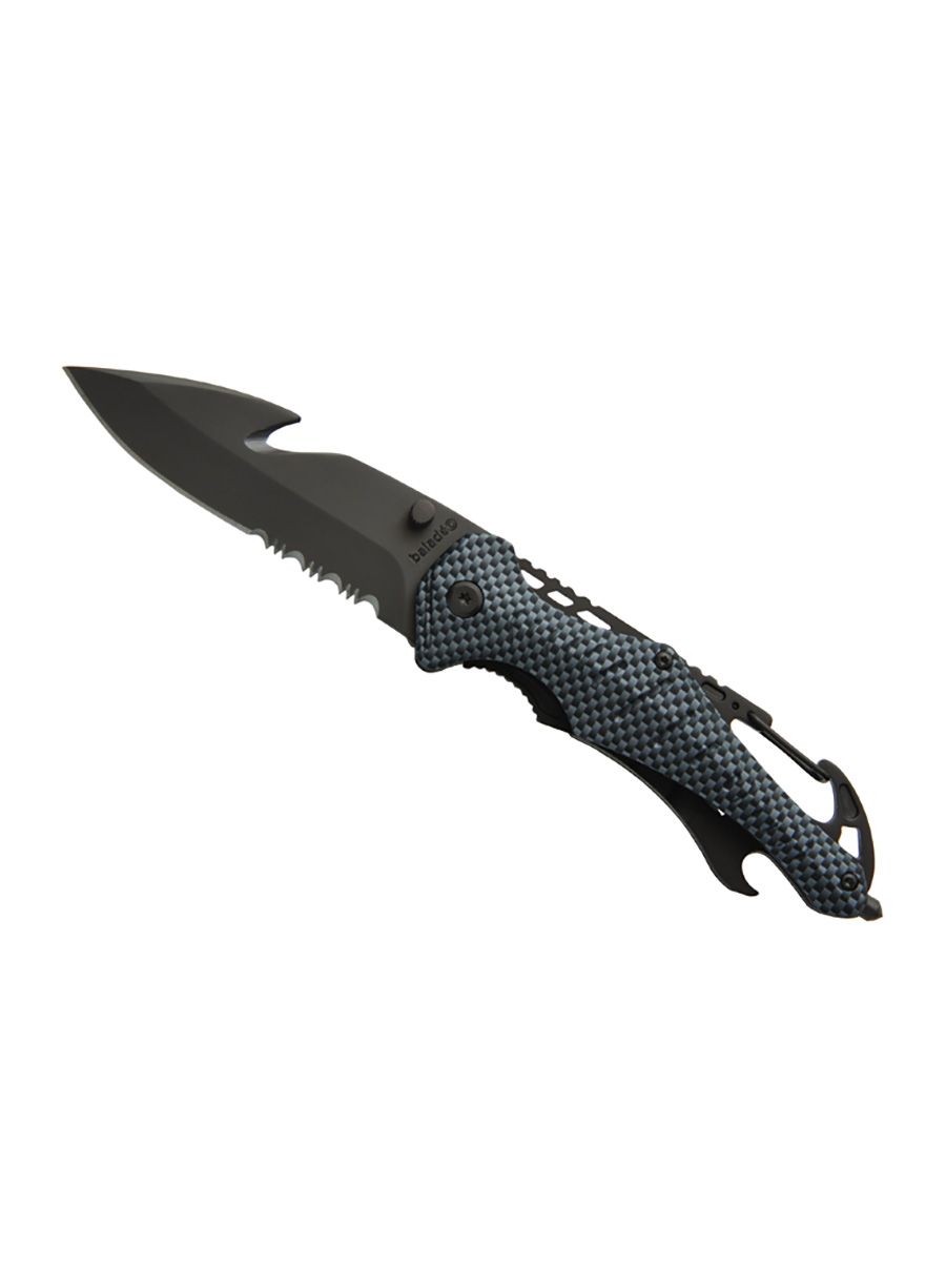 Ніж туристичний Baladeo Security Knife Emergency - carbon fiber