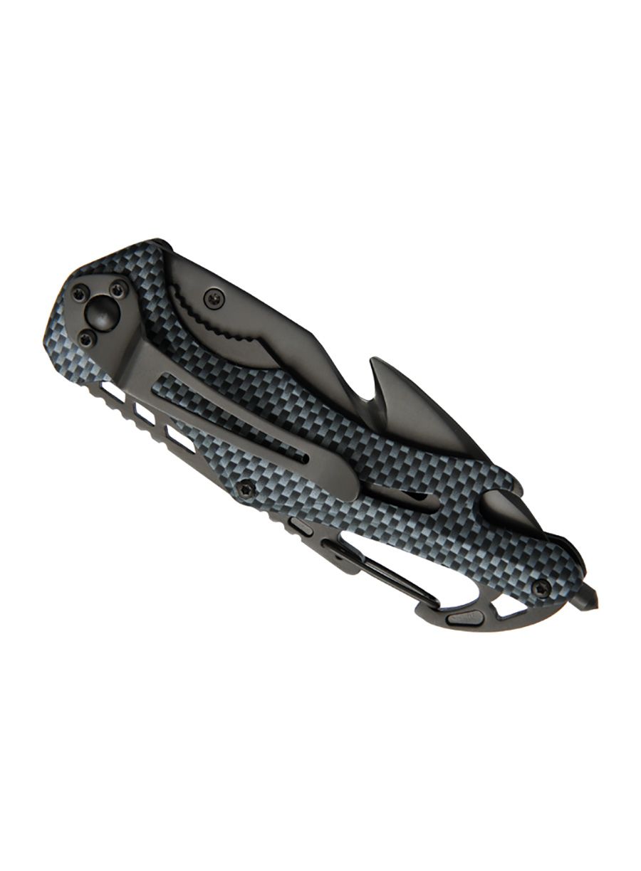 Ніж туристичний Baladeo Security Knife Emergency - carbon fiber