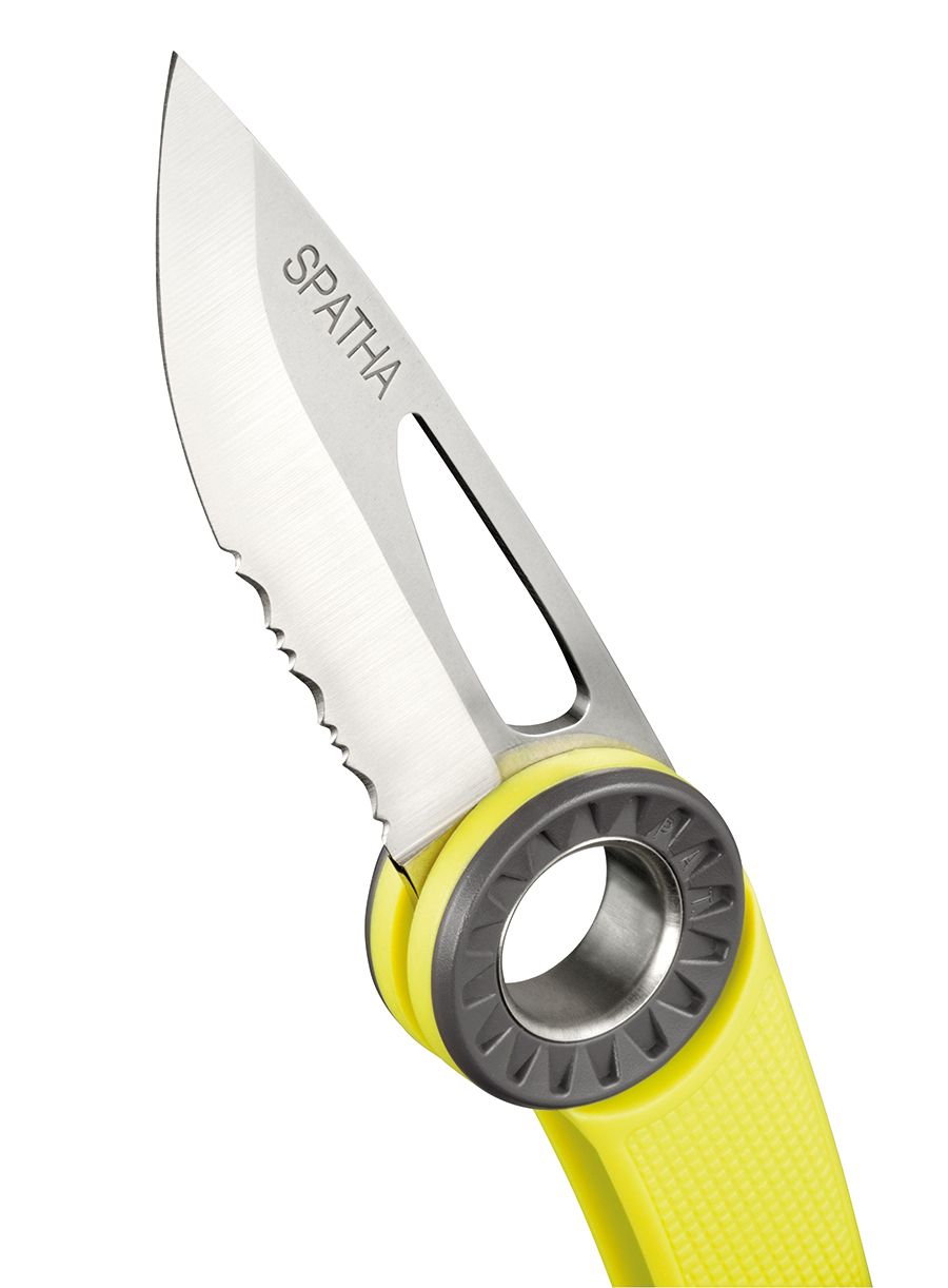 Ніж туристичний Petzl Spatha - yellow