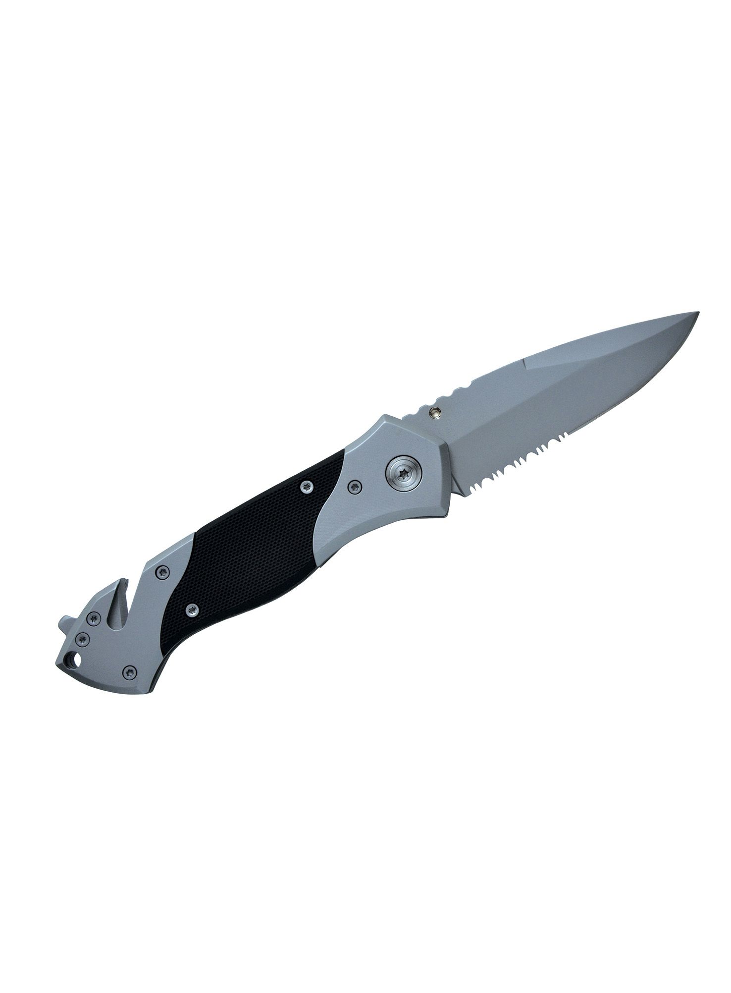 Ніж туристичний Baladeo Rescue Security Knife - black