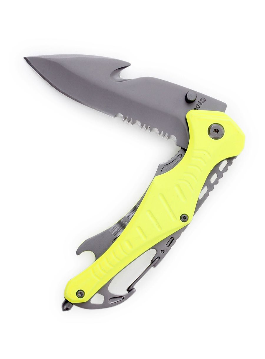 Ніж туристичний Baladeo Security Knife Emergency - yellow
