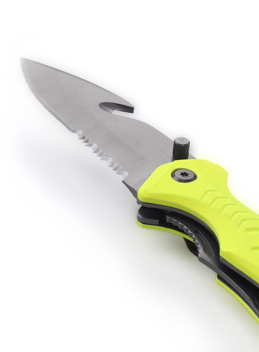 Ніж туристичний Baladeo Security Knife Emergency - yellow