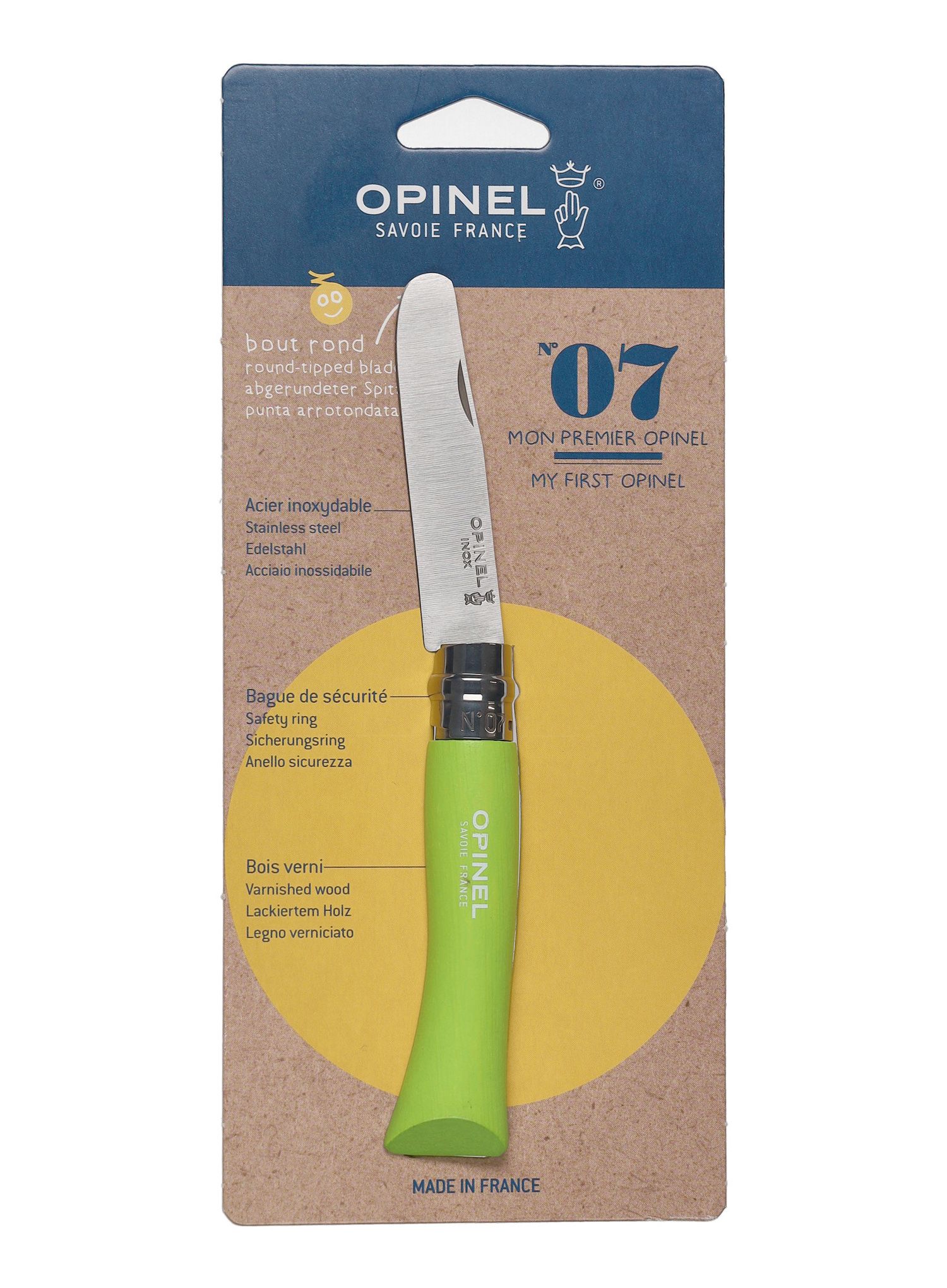 Ніж туристичний Opinel My First Opinel No. 7 - apple