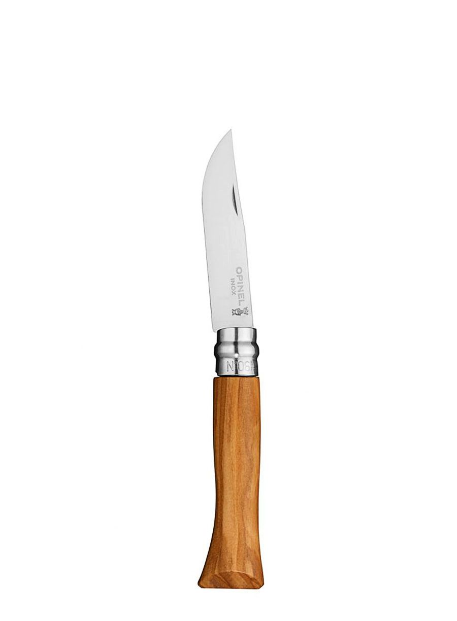 Ніж туристичний Opinel No.06 Inox Lux - olive