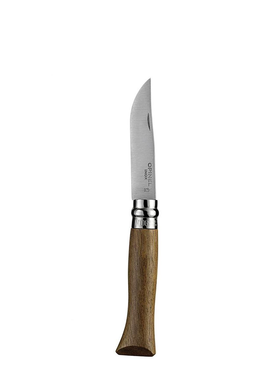 Ніж туристичний Opinel No.06 Inox Lux - walnut