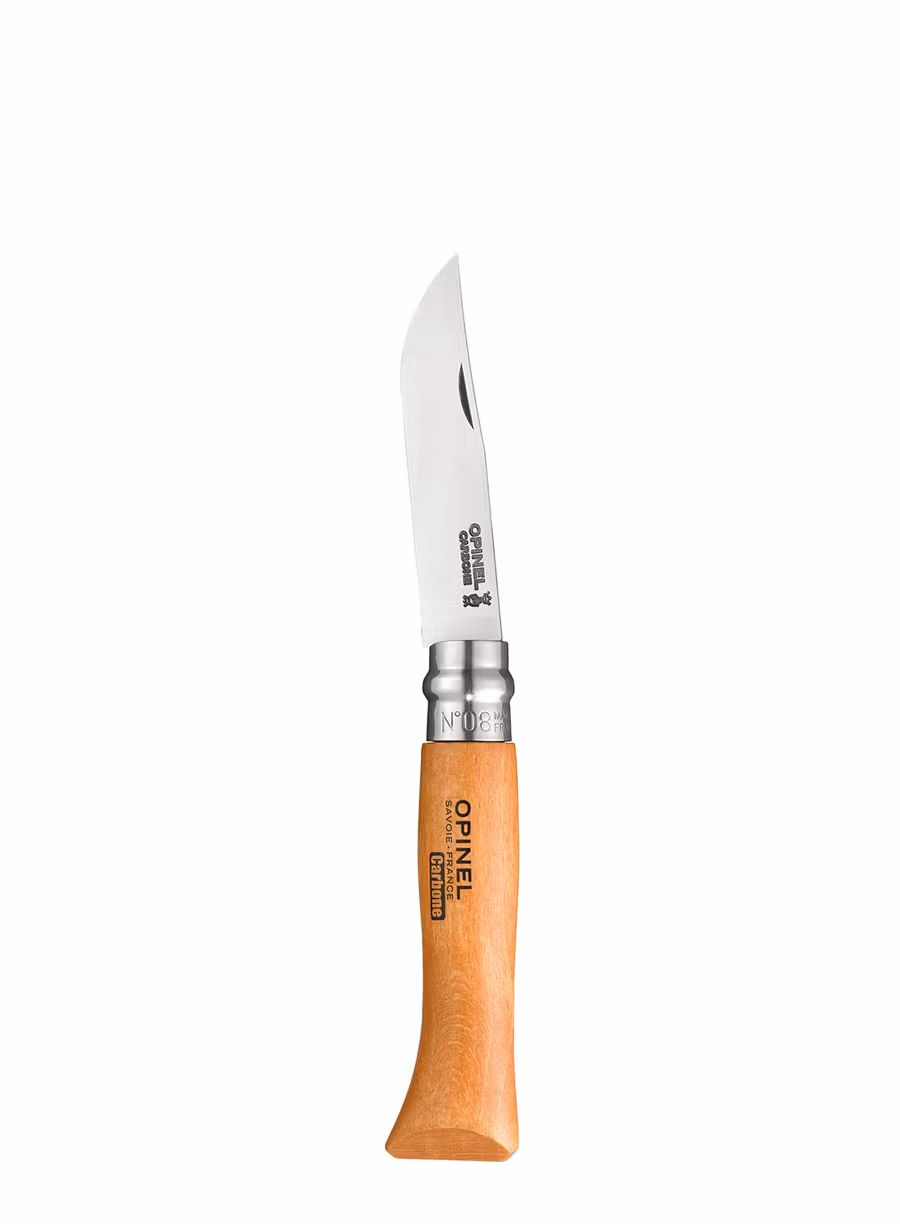 Ніж туристичний Opinel No.08 Carbon Steel + etui