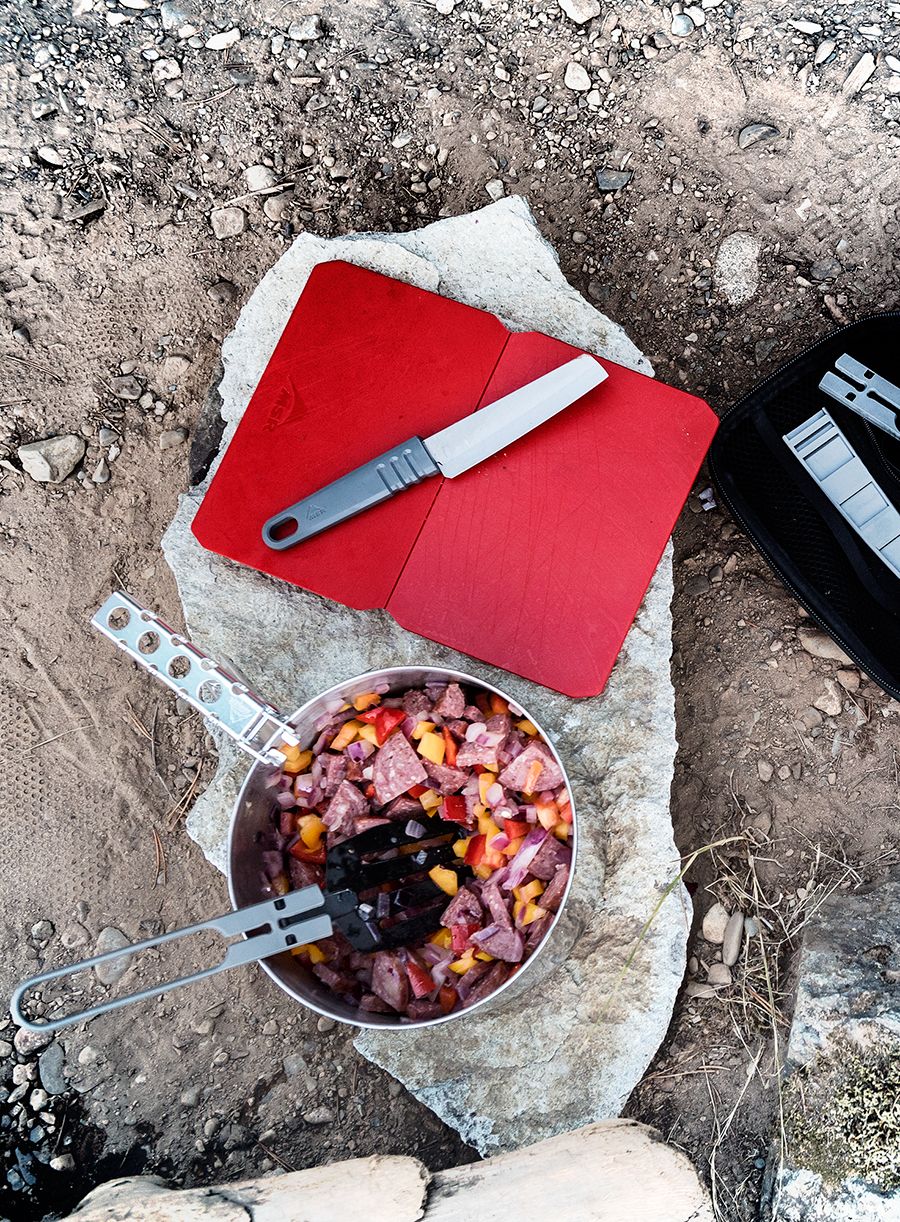 Ніж туристичний MSR Alpine Kitchen Knife - blue